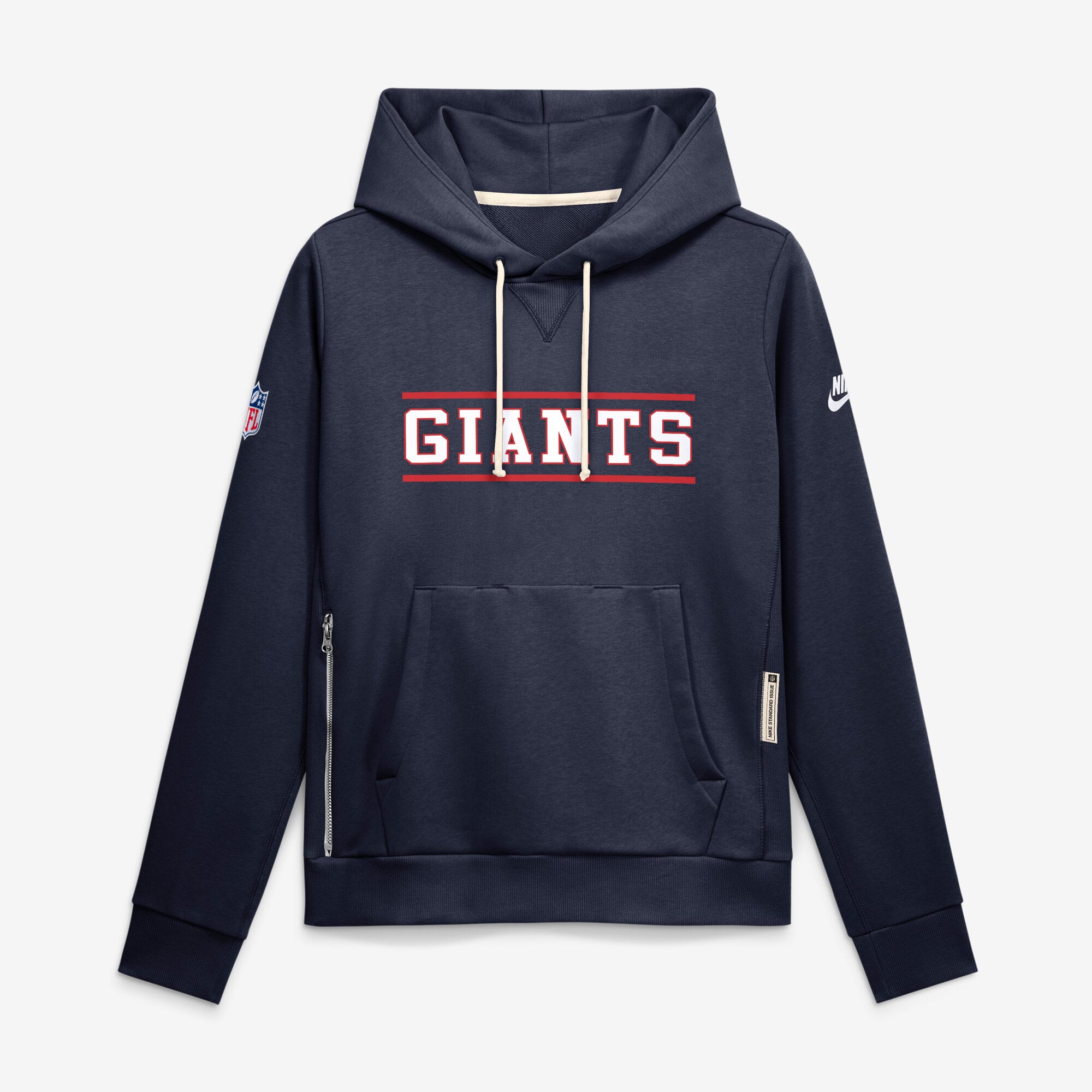 Sweat à capuche Nike Dri-FIT alternatif bleu marine New York Giants Sideline Standard Issue pour femme