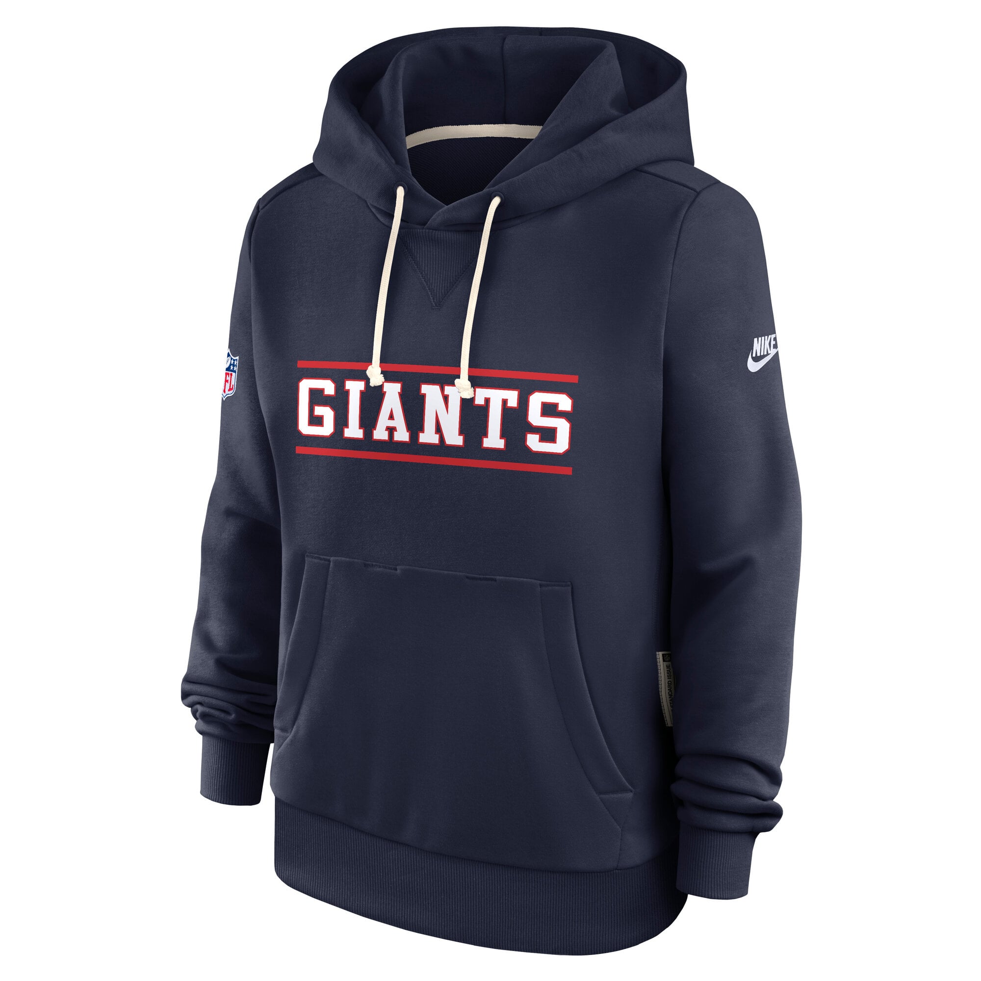 Sweat à capuche Nike Dri-FIT alternatif bleu marine New York Giants Sideline Standard Issue pour femme
