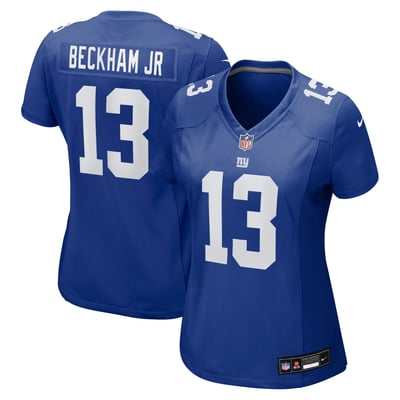 Odell Beckham Jr. New York Giants Nike Women's Team Game Jersey - Royal