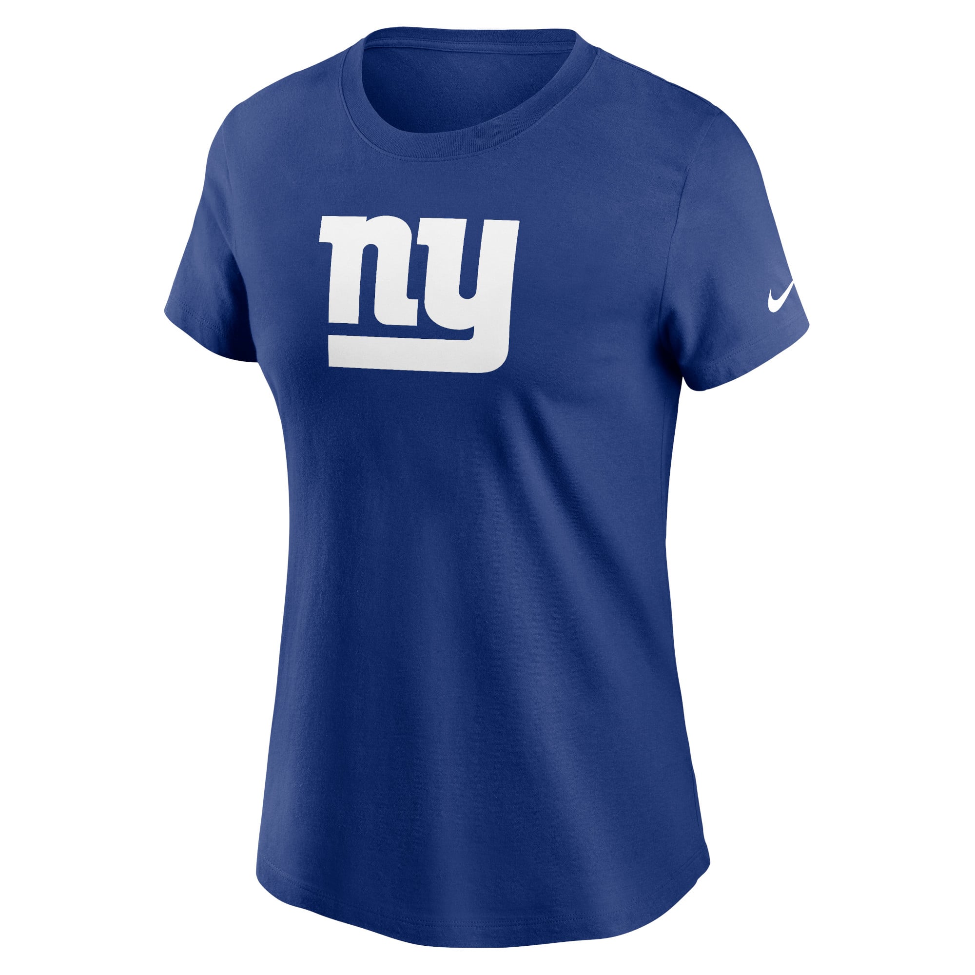 T-shirt Nike Royal New York Giants pour femme avec logo principal