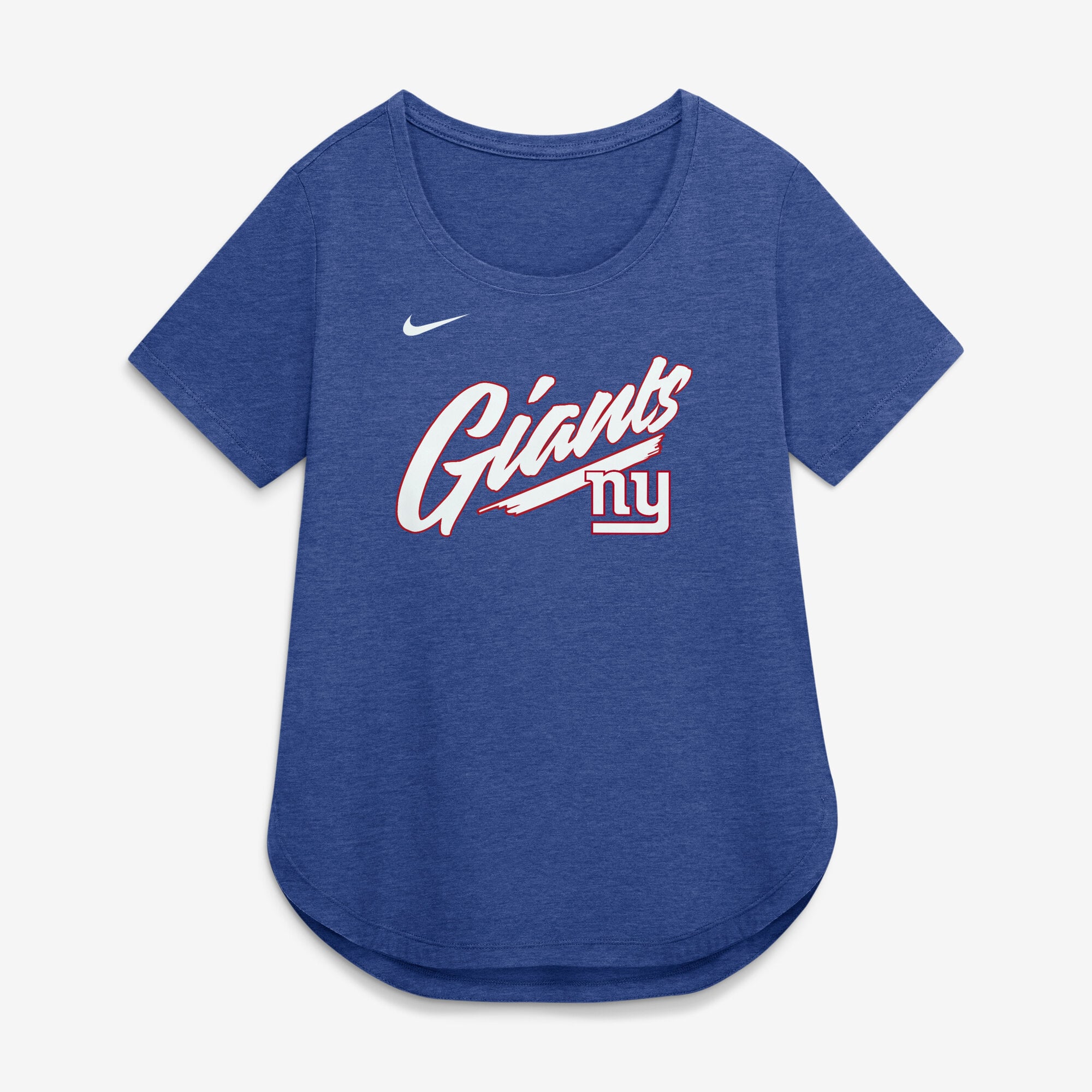 T-shirt Nike Royal New York Giants Primetime Tri-Blend pour femme
