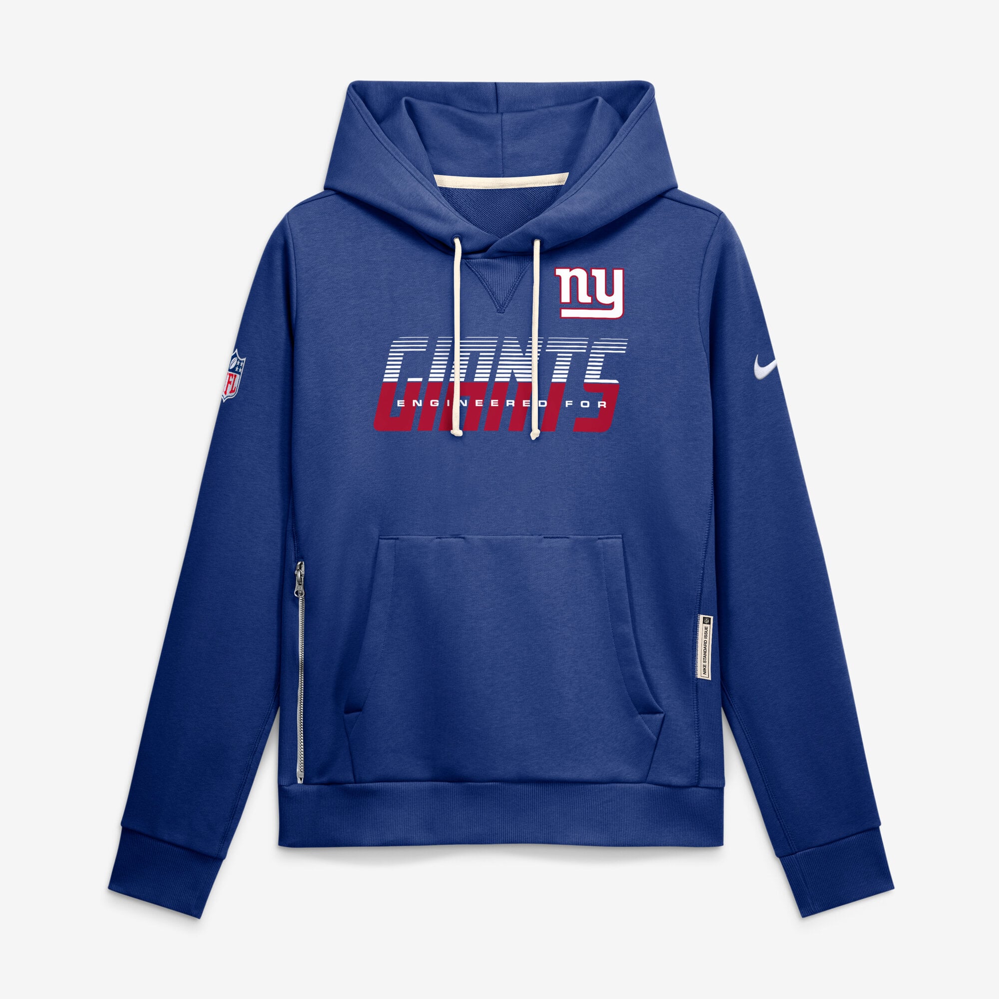 Women's Nike Royal New York Giants Sideline Standard Issue Dri-FIT Hoodie