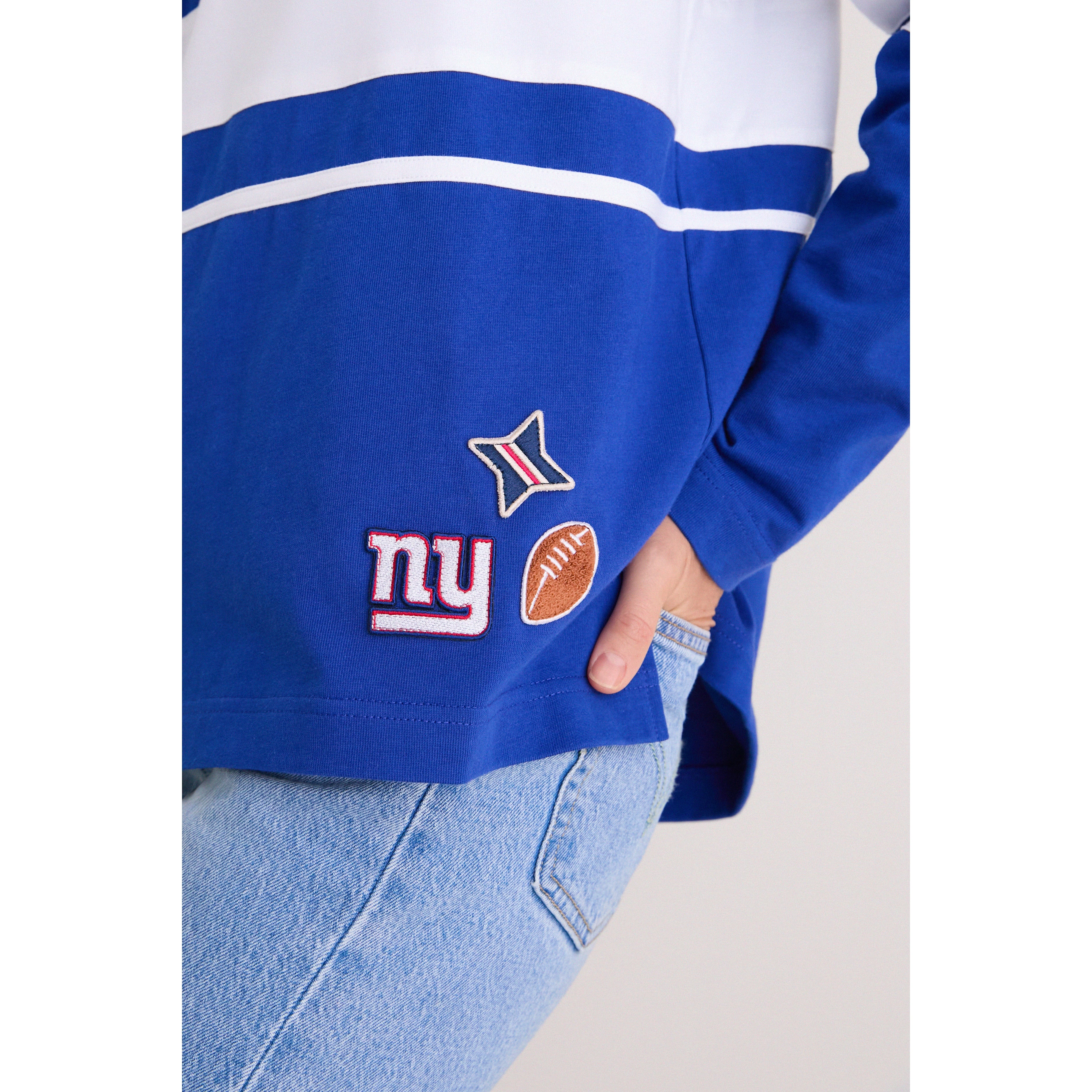 Polo à manches longues Tuckernuck Royal New York Giants pour femme