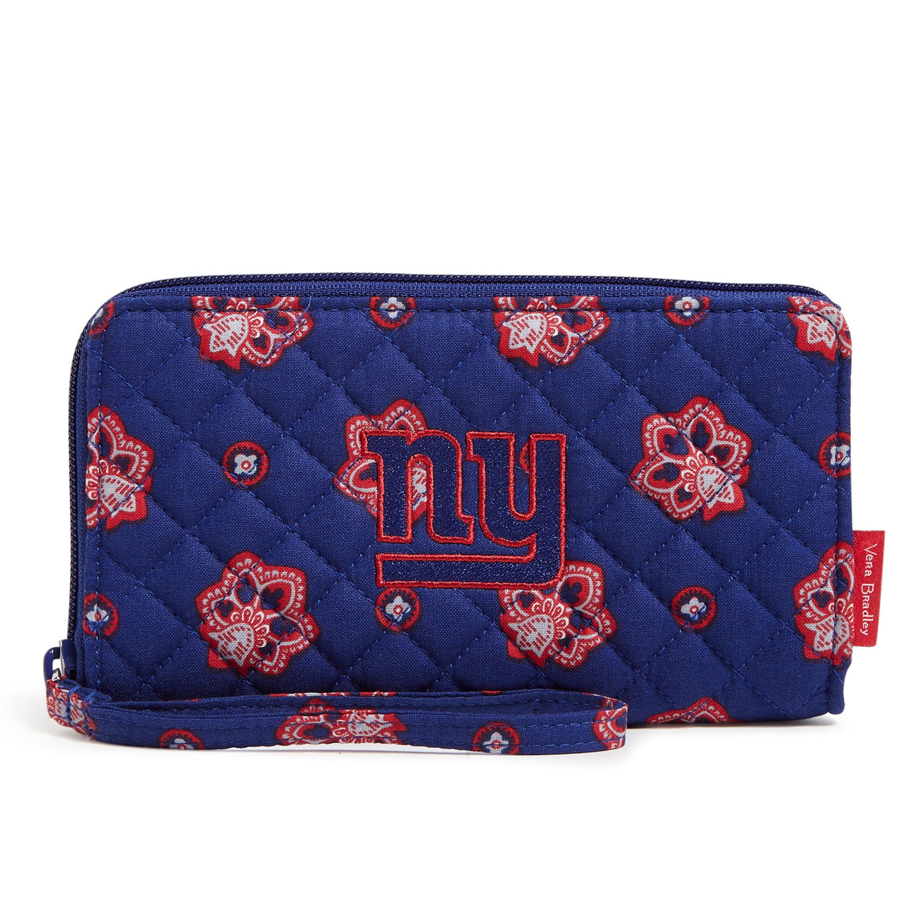 Women's Vera Bradley New York Giants RFID Front-Zip Wristlet