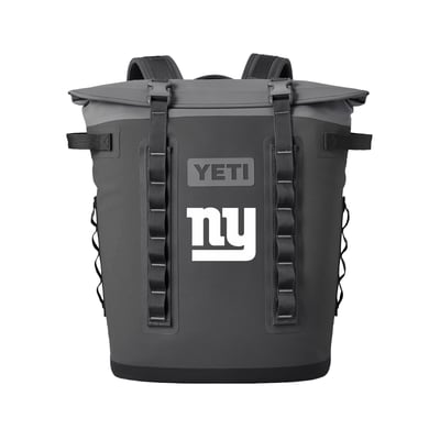  New York Giants YETI Hopper M20 Soft Cooler Backpack - Charcoal