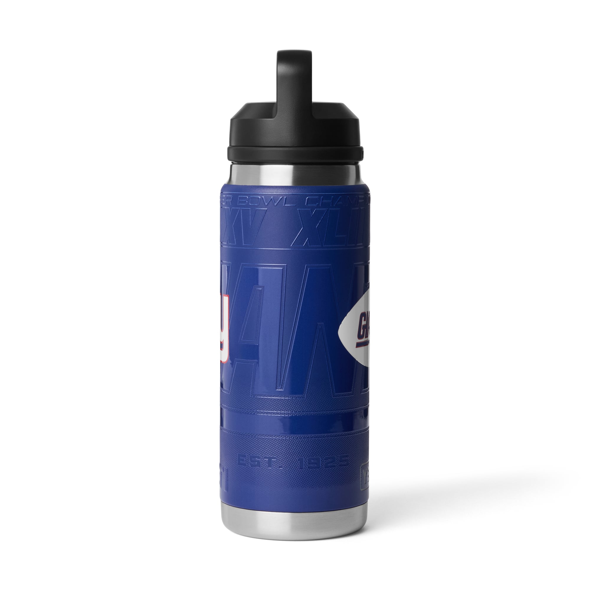 YETI New York Giants 26oz. Fandom Rambler Chug Water Bottle