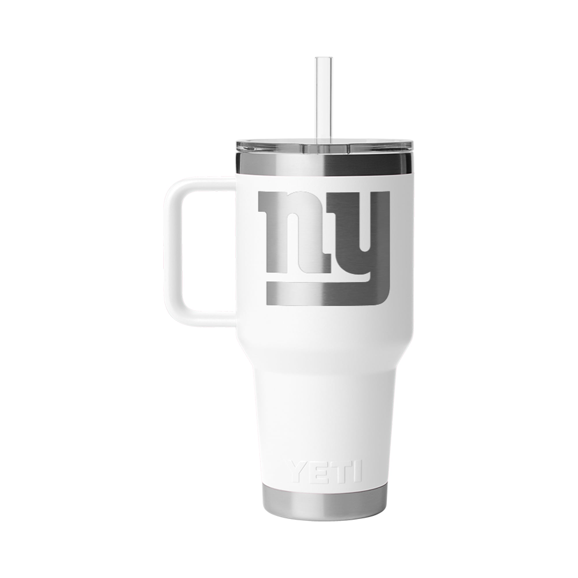 Mug à paille YETI New York Giants Rambler 2.0 de 1 litre (35 oz)