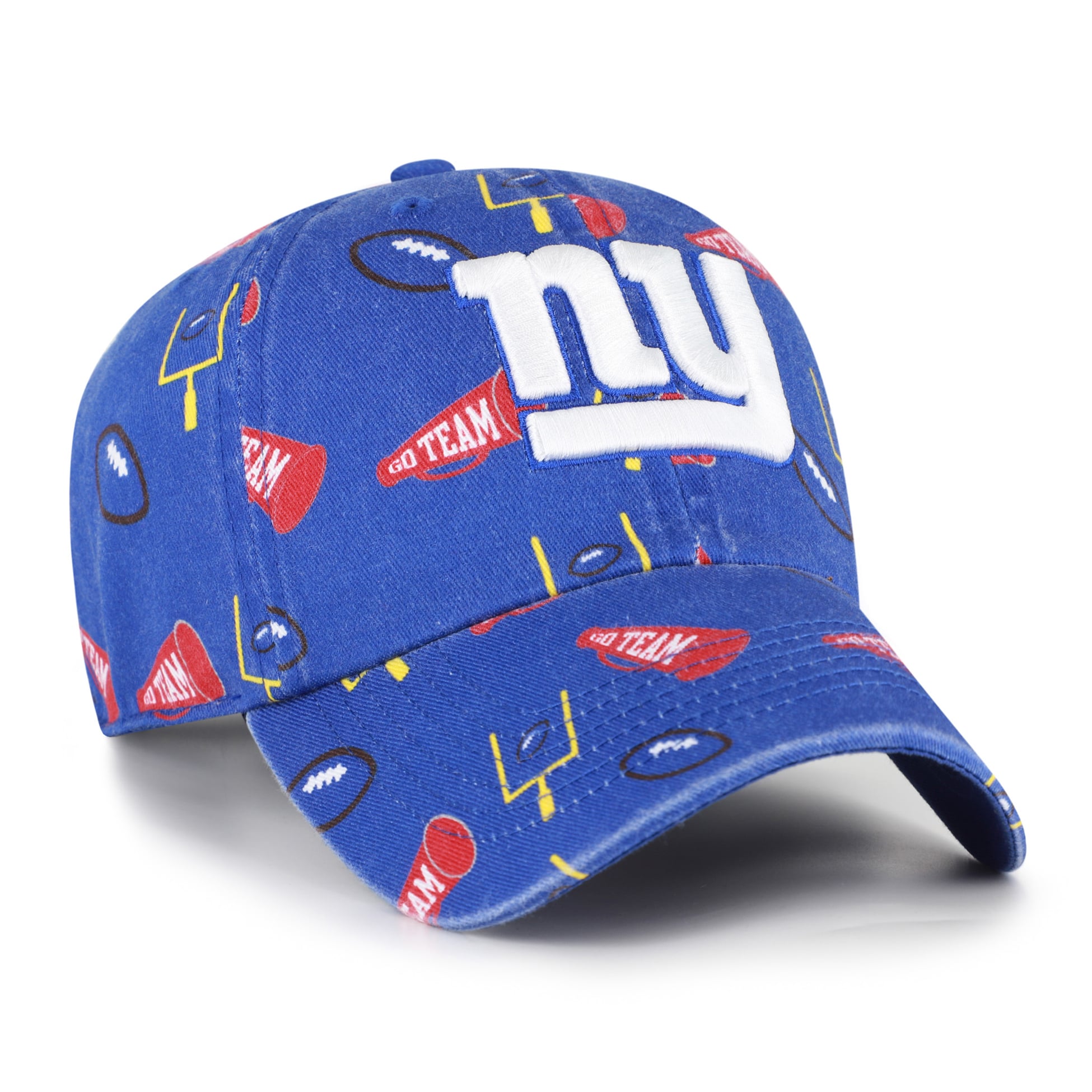 Casquette ajustable « Stoming Ground Clean Up » Royal New York Giants pour jeunes, modèle 47