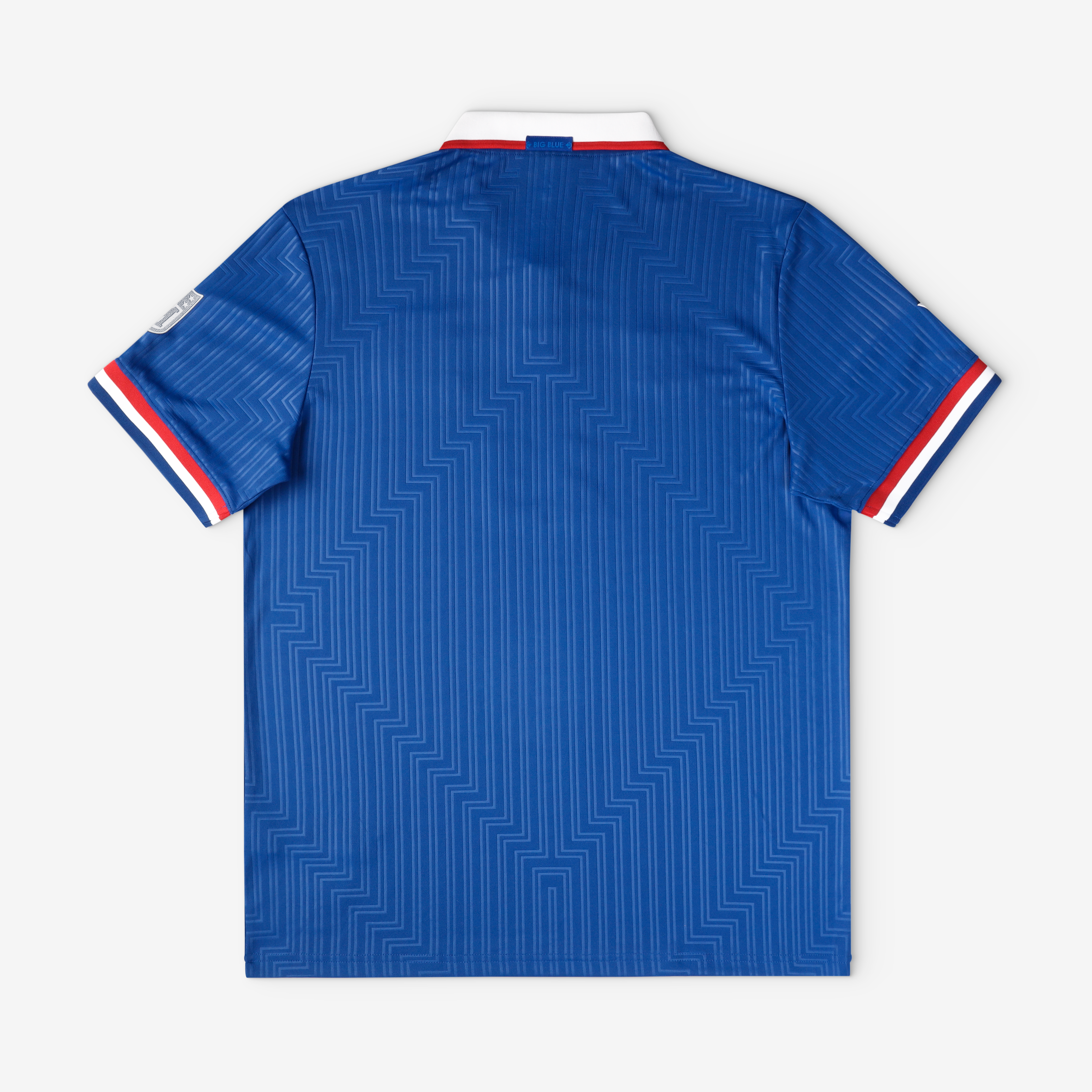 Youth Fanatics Royal New York Giants Football x Collared Fan Top
