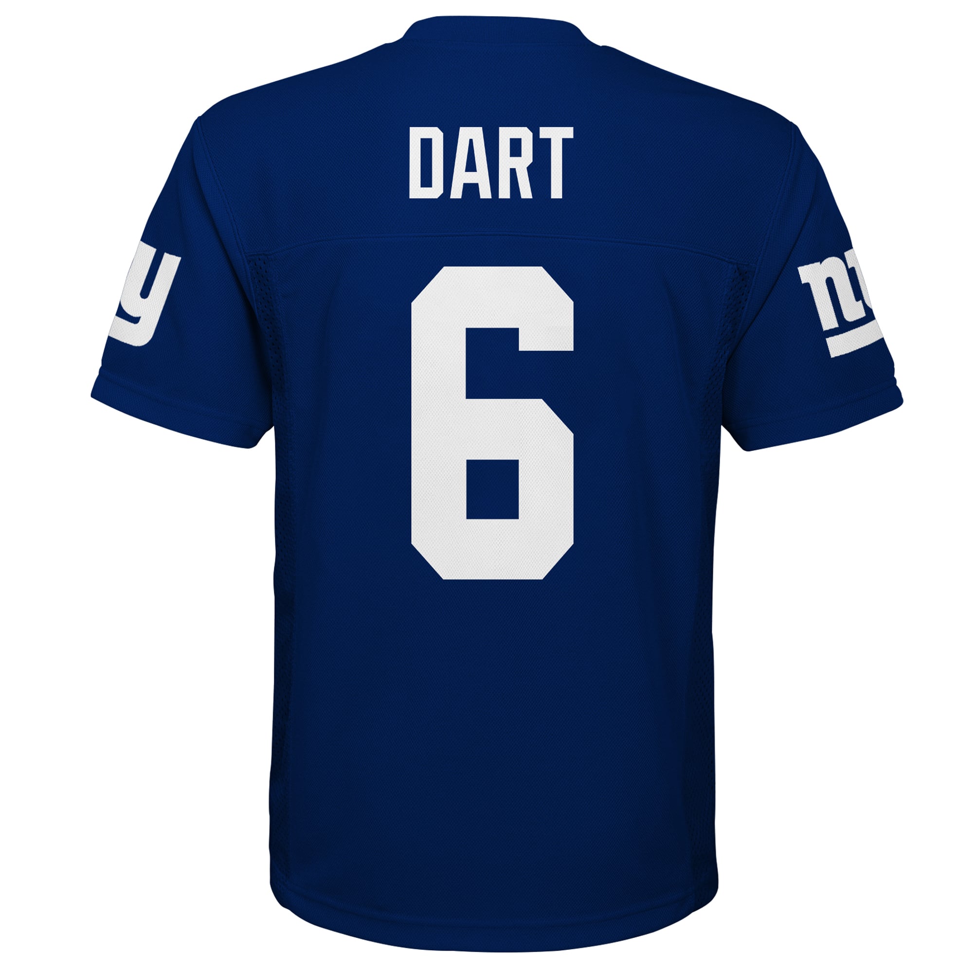 Maillot réplique Jaxson Dart Royal des Giants de New York pour jeunes