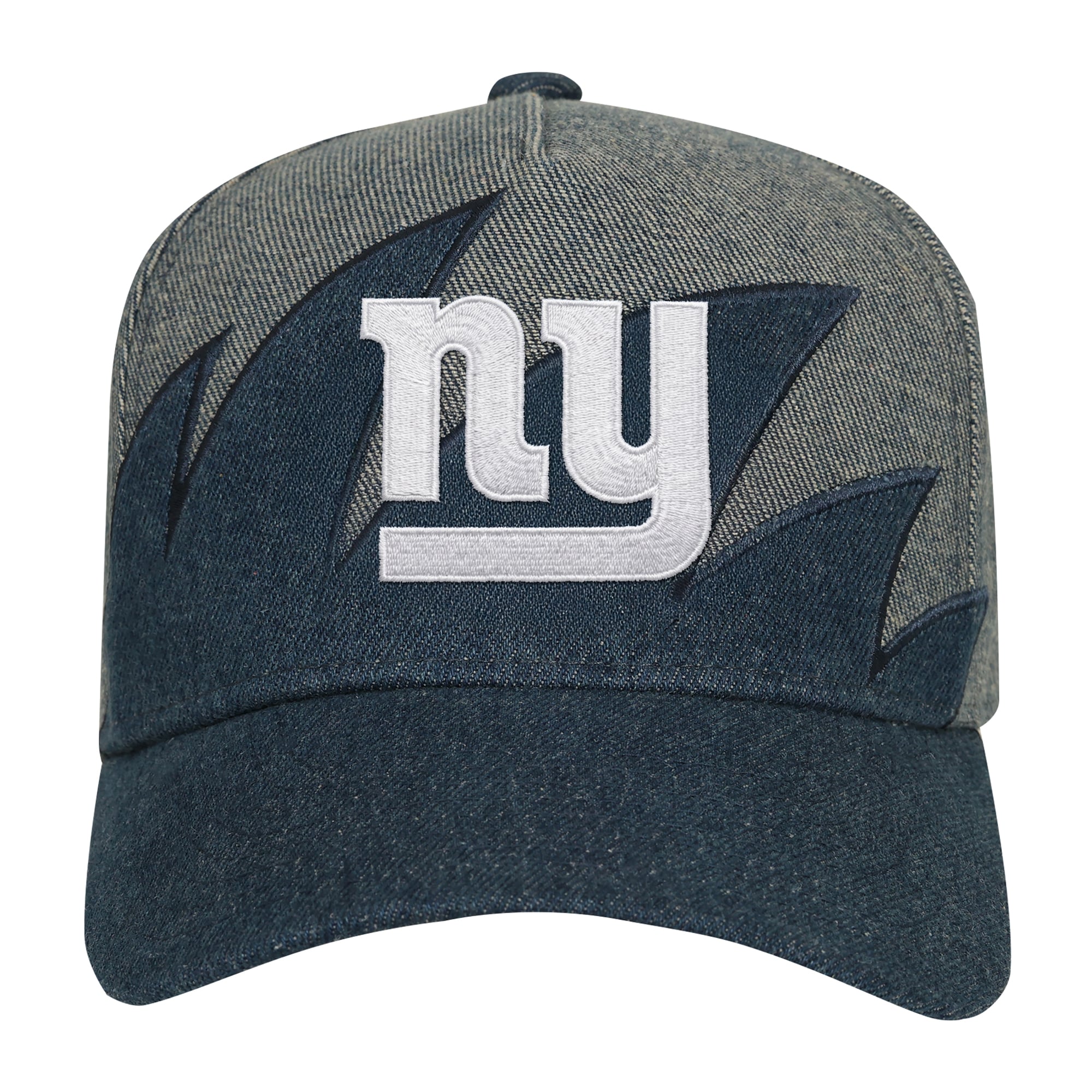 Casquette snapback Mitchell & Ness Denim New York Giants Sharktooth Pro Pinch pour enfant