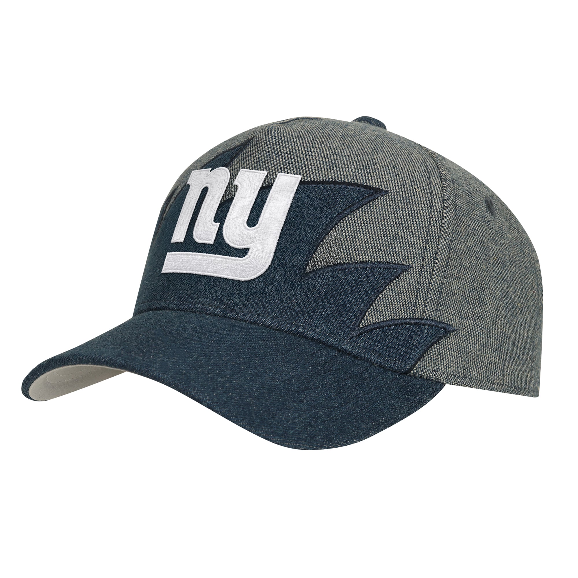 Casquette snapback Mitchell & Ness Denim New York Giants Sharktooth Pro Pinch pour enfant