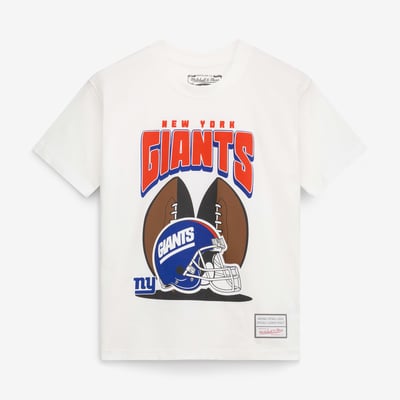  New York Giants Mitchell & Ness Youth Mascot Mania T-Shirt - White