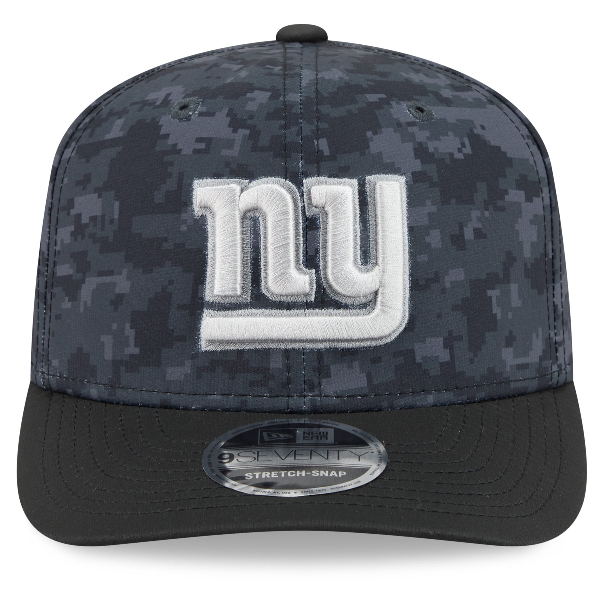 Casquette ajustable New Era noire pour jeunes New York Giants 2026 Salute To Service 9SEVENTY