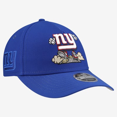 New York Giants New Era Youth Cartoon 9FORTY A-Frame Adjustable Hat - Royal
