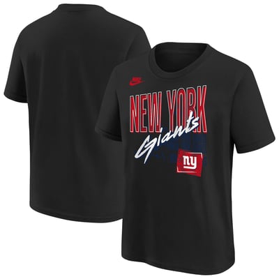  New York Giants Nike Youth Vintage T-Shirt - Black