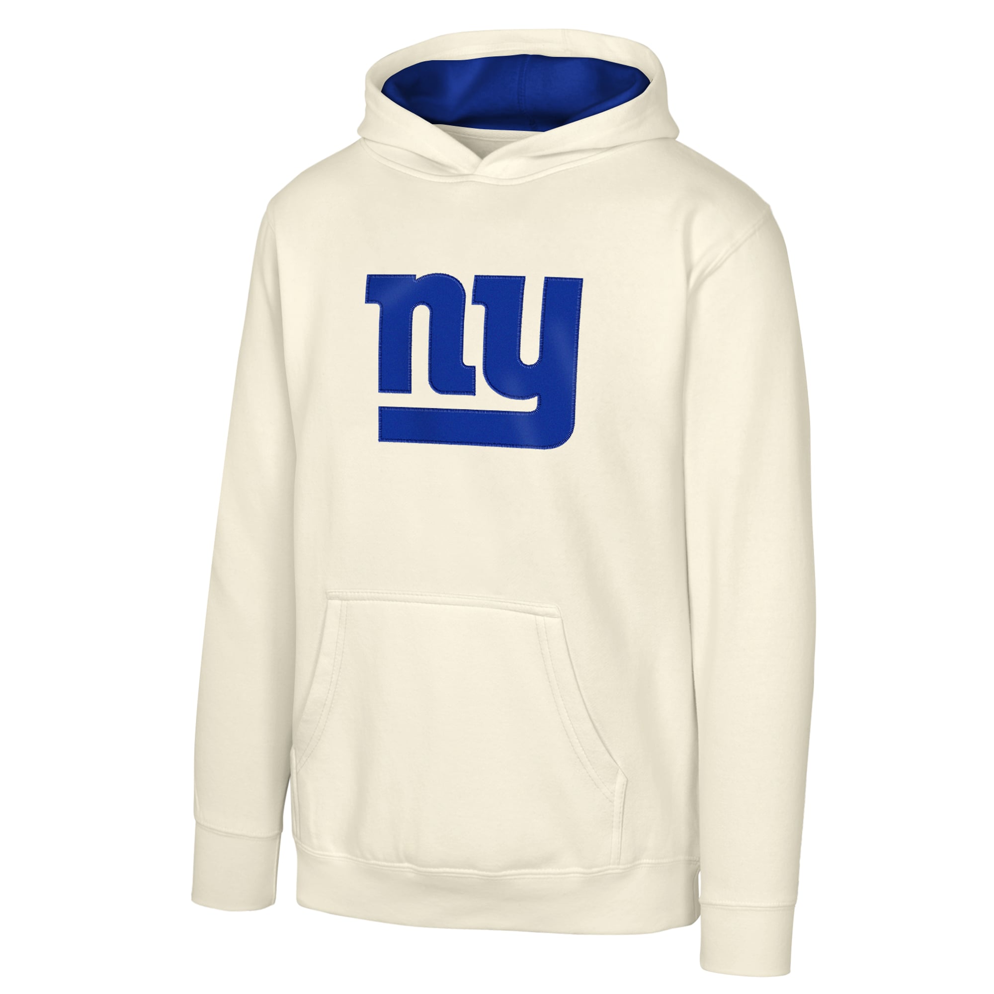 Youth Outerstuff Natural New York Giants Prime Pullover Hoodie