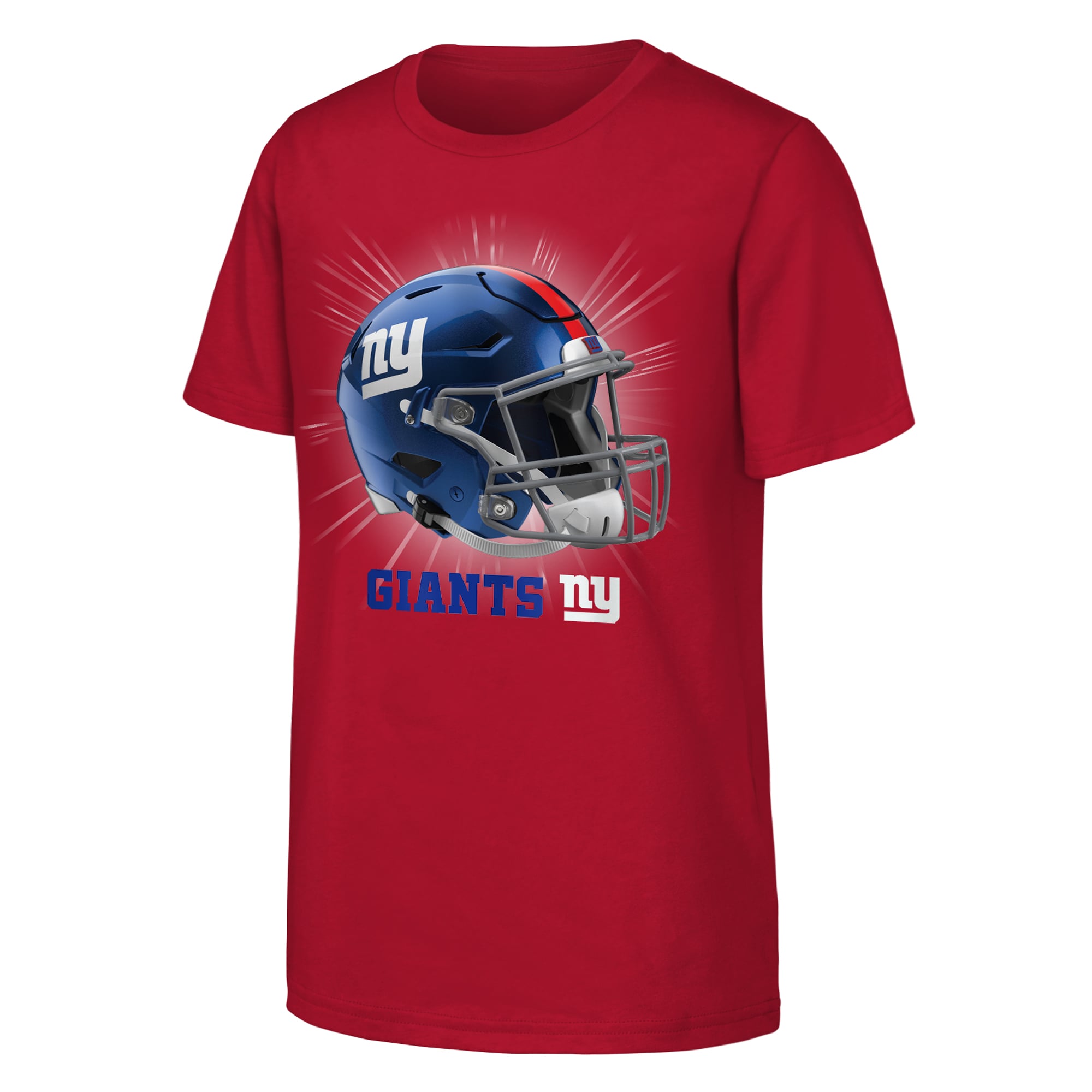 T-shirt Outerstuff rouge pour jeunes, New York Giants, mentalité de gagnant