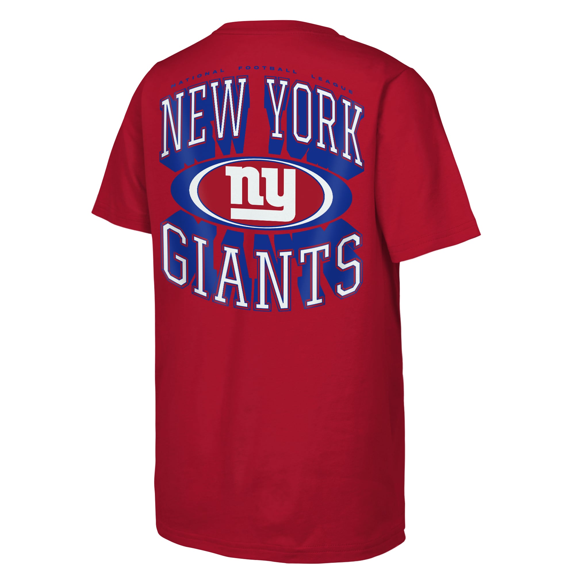 T-shirt Outerstuff rouge pour jeunes, New York Giants, mentalité de gagnant