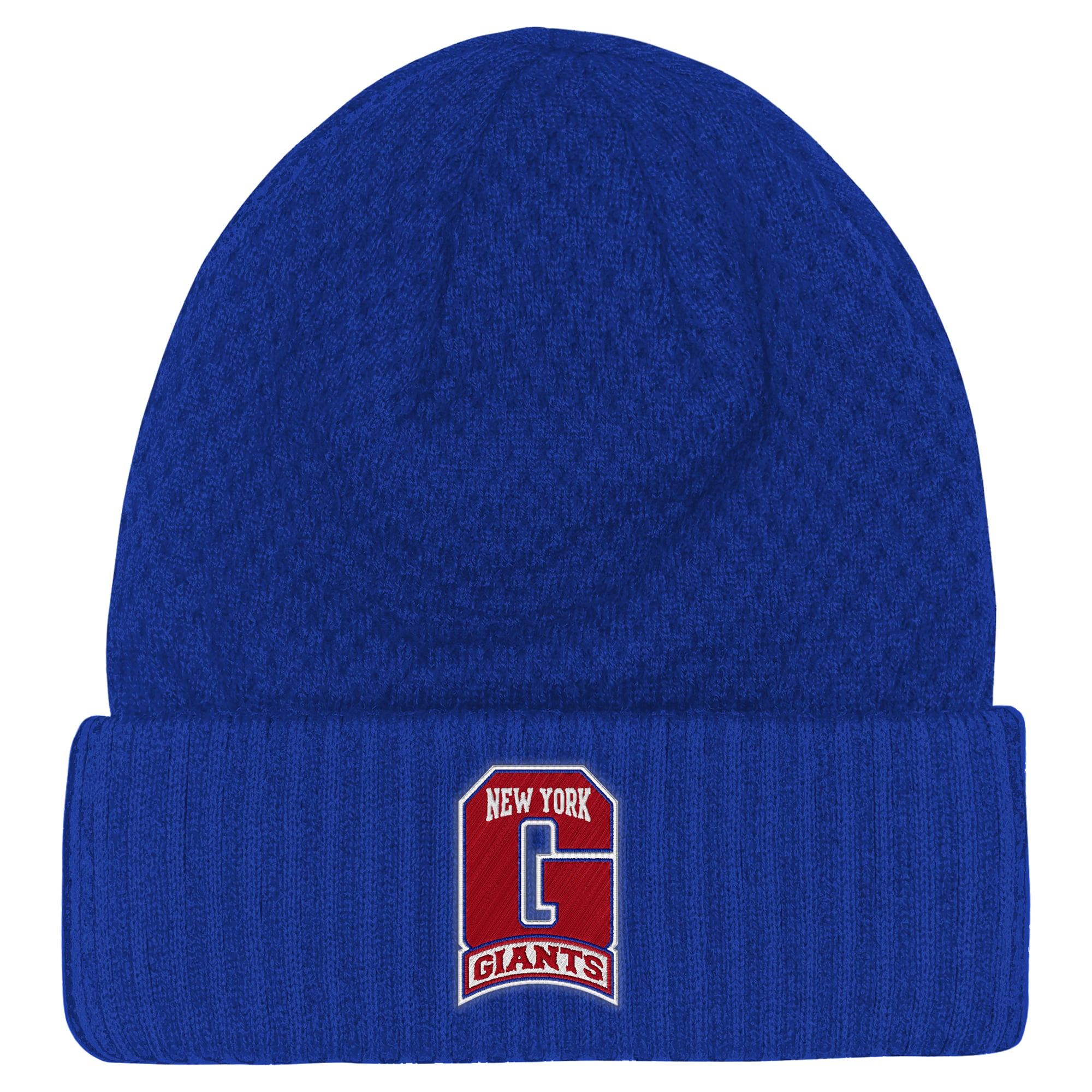 Youth Outerstuff Royal New York Giants Heat Check Cuffed Knit Hat