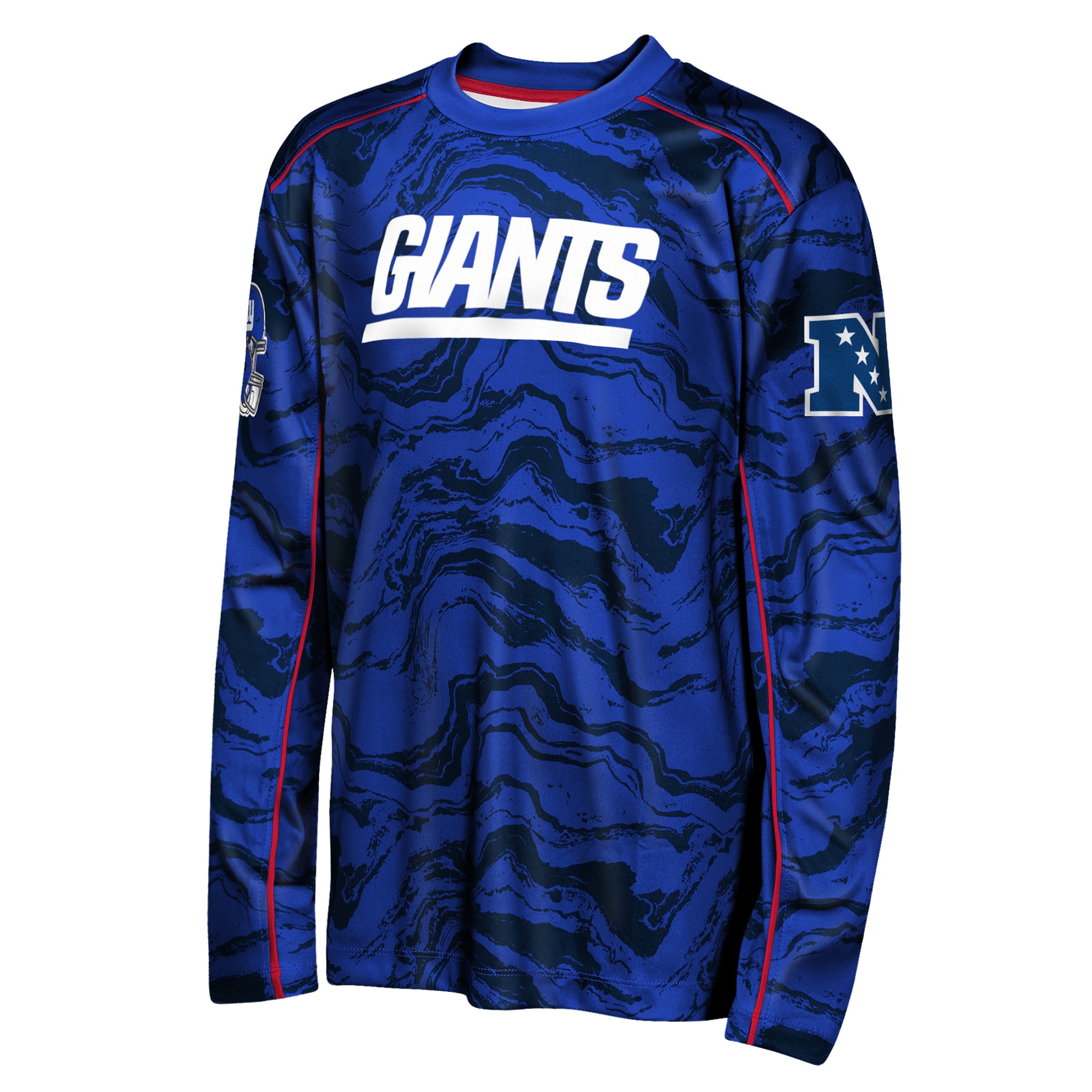 T-shirt à manches longues Youth Outerstuff Royal New York Giants Tailgate Performance