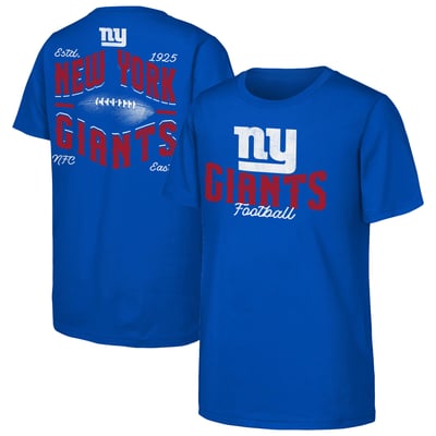  New York Giants Outerstuff Youth Top Pick T-Shirt - Royal