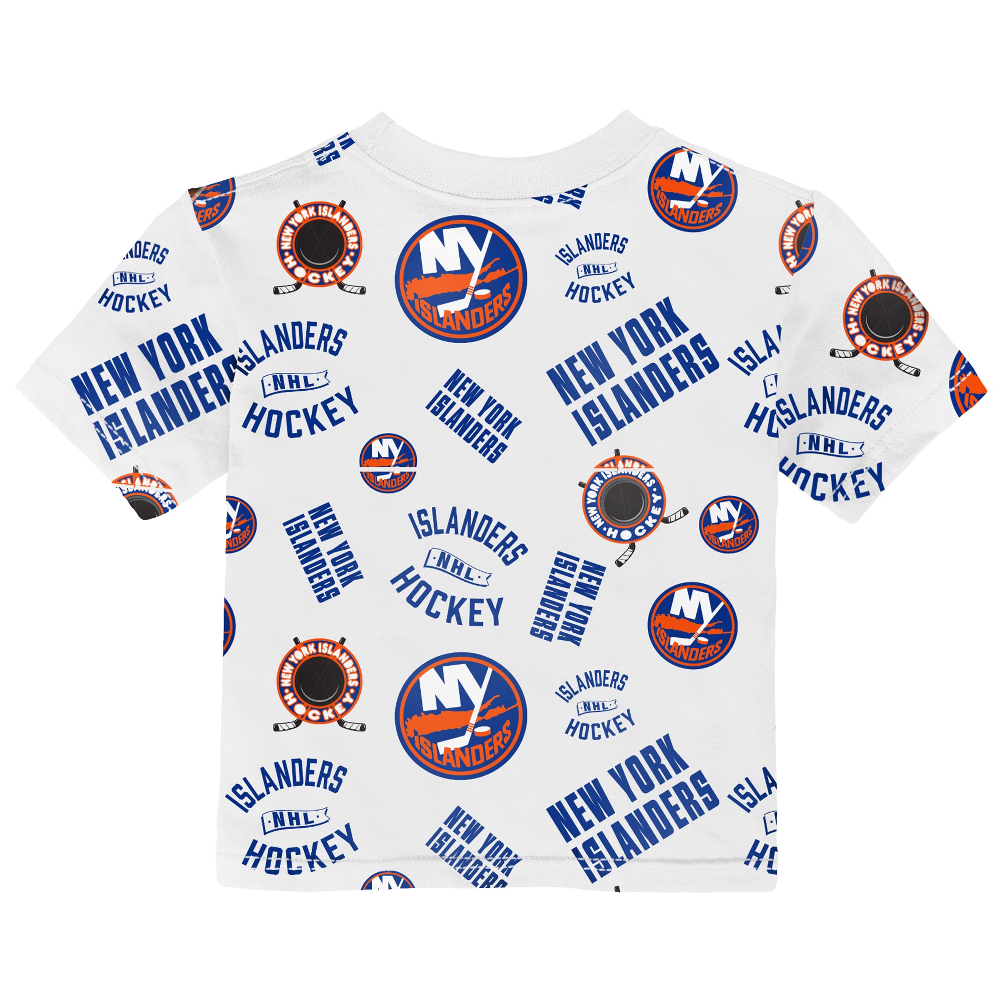 T-shirt blanc Baby Outerstuff New York Islanders Run Down