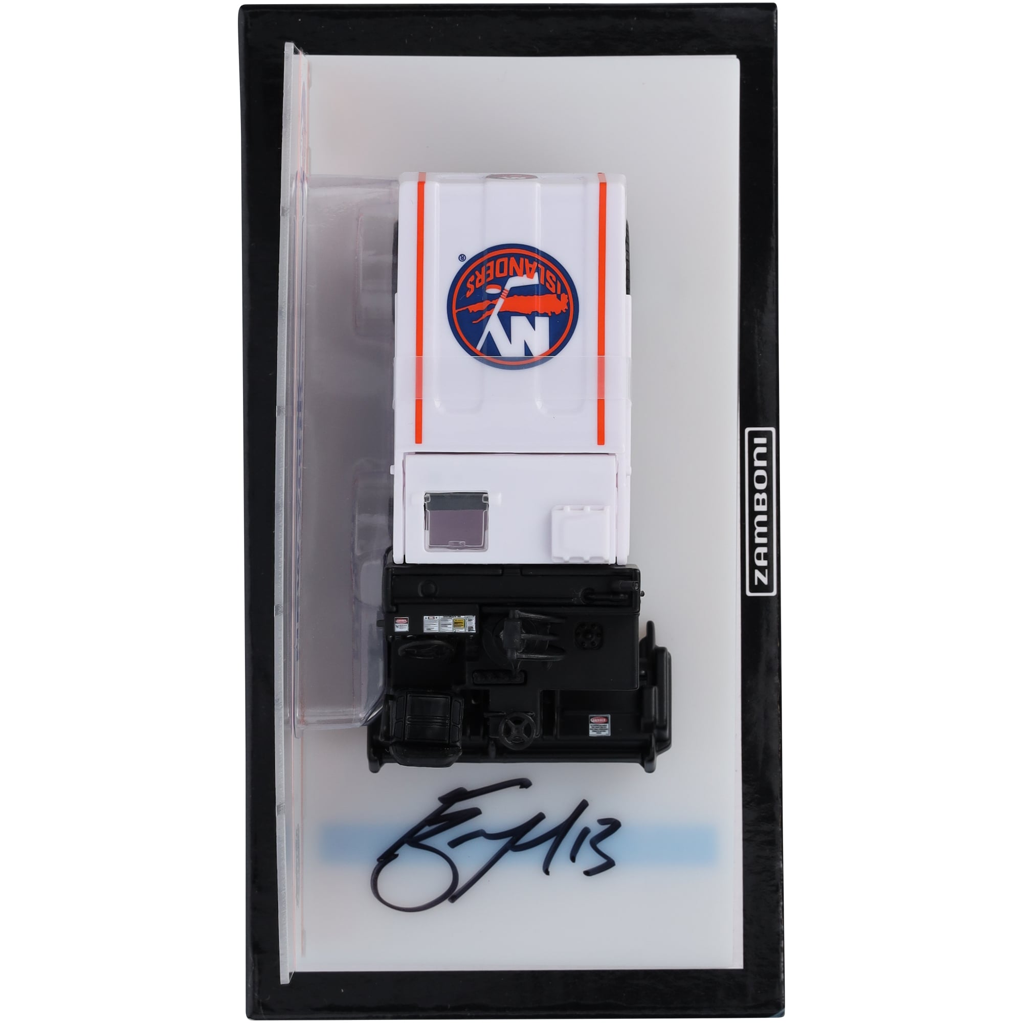 Zamboni moulée sous pression autographiée à l'échelle 1:43 de Mathew Barzal par les Islanders de New York