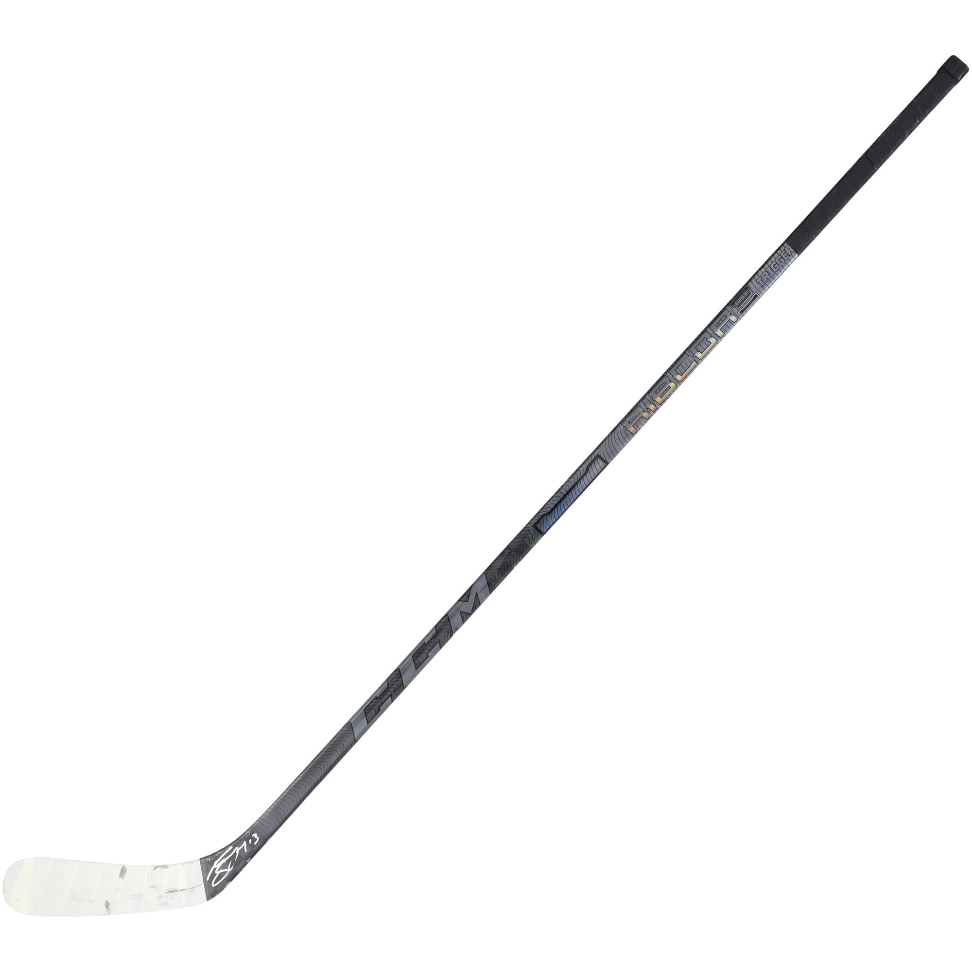 Mathew Barzal New York Islanders Autographed Game-Used Black CCM Stick from the 2022-23 NHL Season - RG13327366