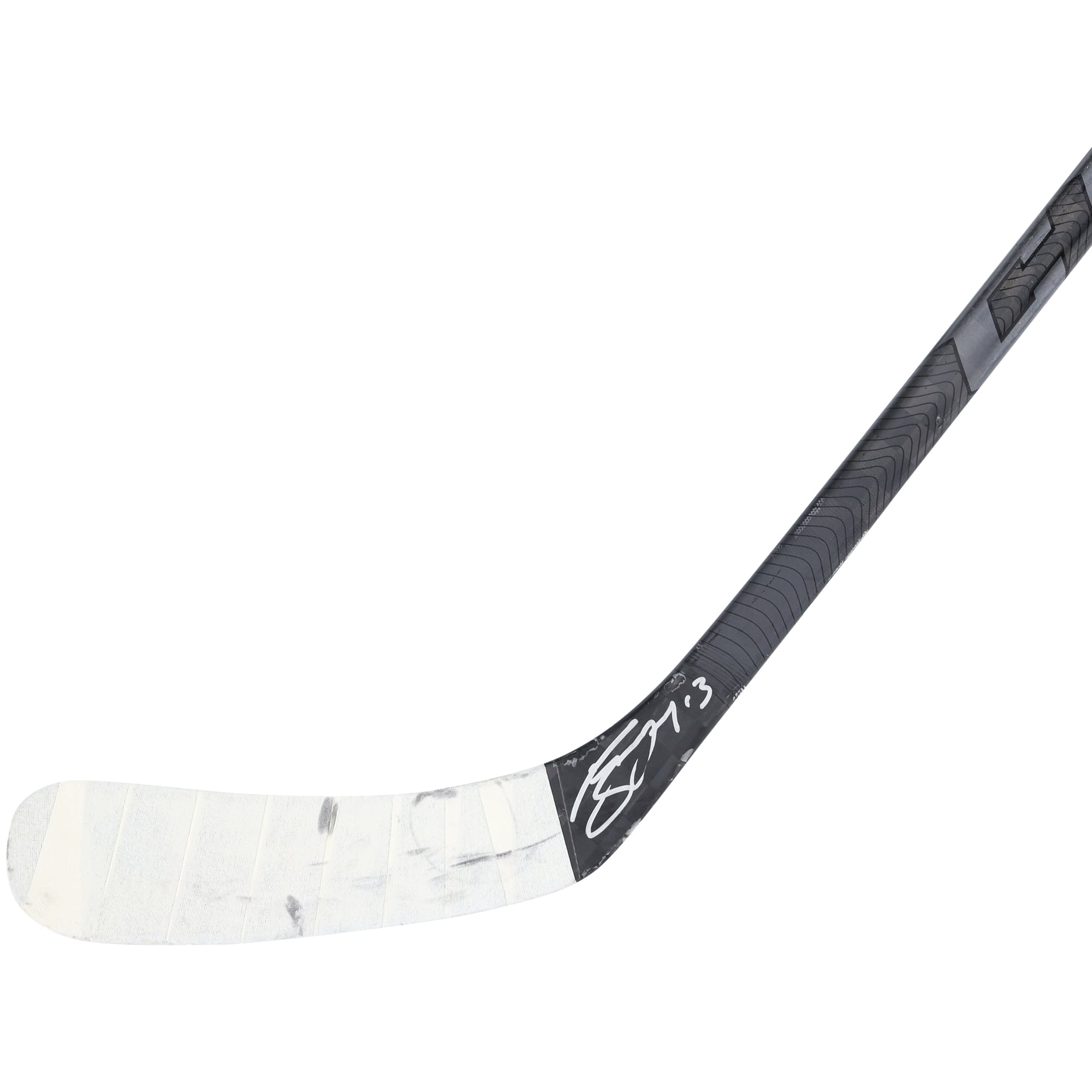 Mathew Barzal New York Islanders Autographed Game-Used Black CCM Stick from the 2022-23 NHL Season - RG13327366