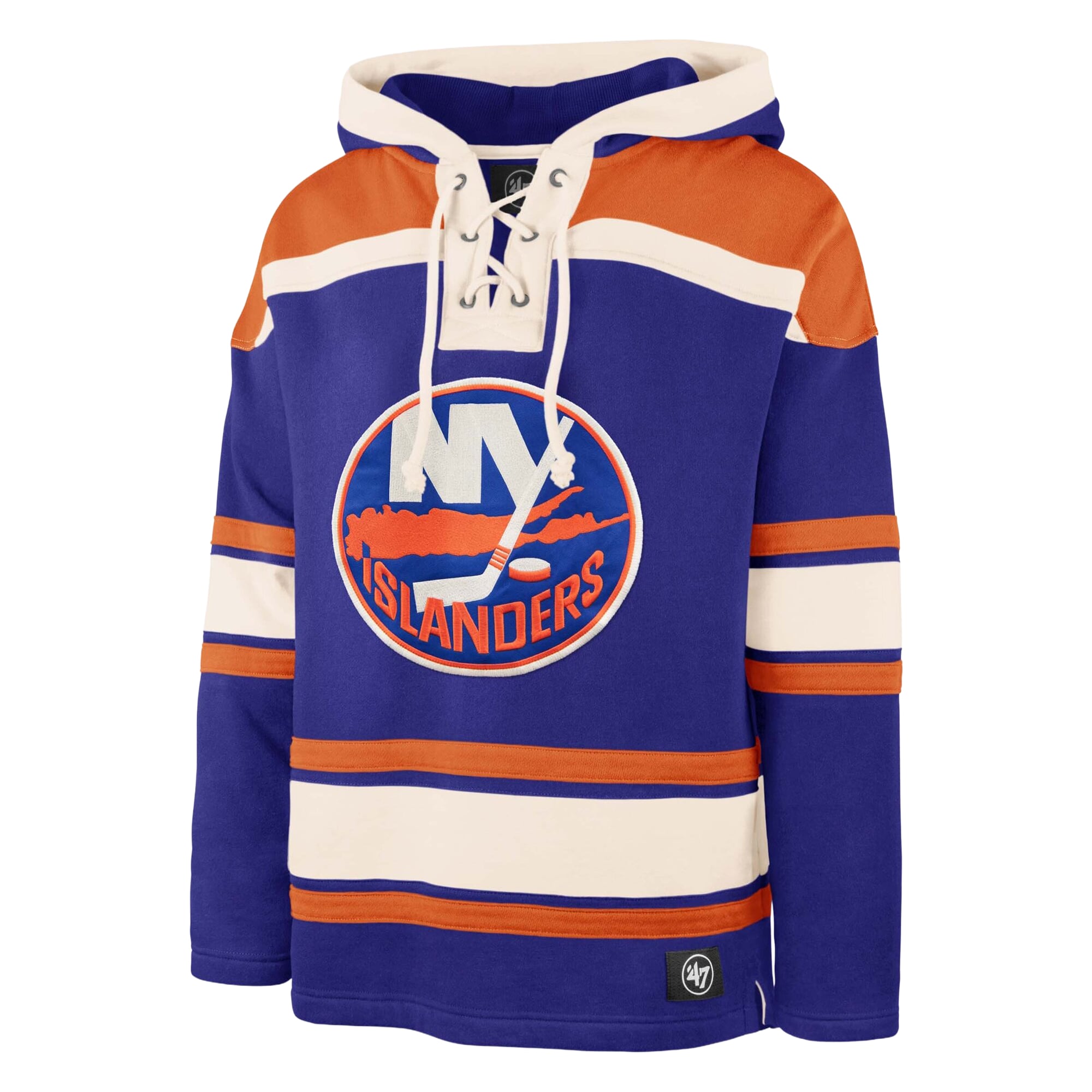 Sweat à capuche Superior Lacer '47 Royal New York Islanders pour homme