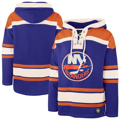 Men's New York Islanders  '47 Royal Superior Lacer Hoodie
