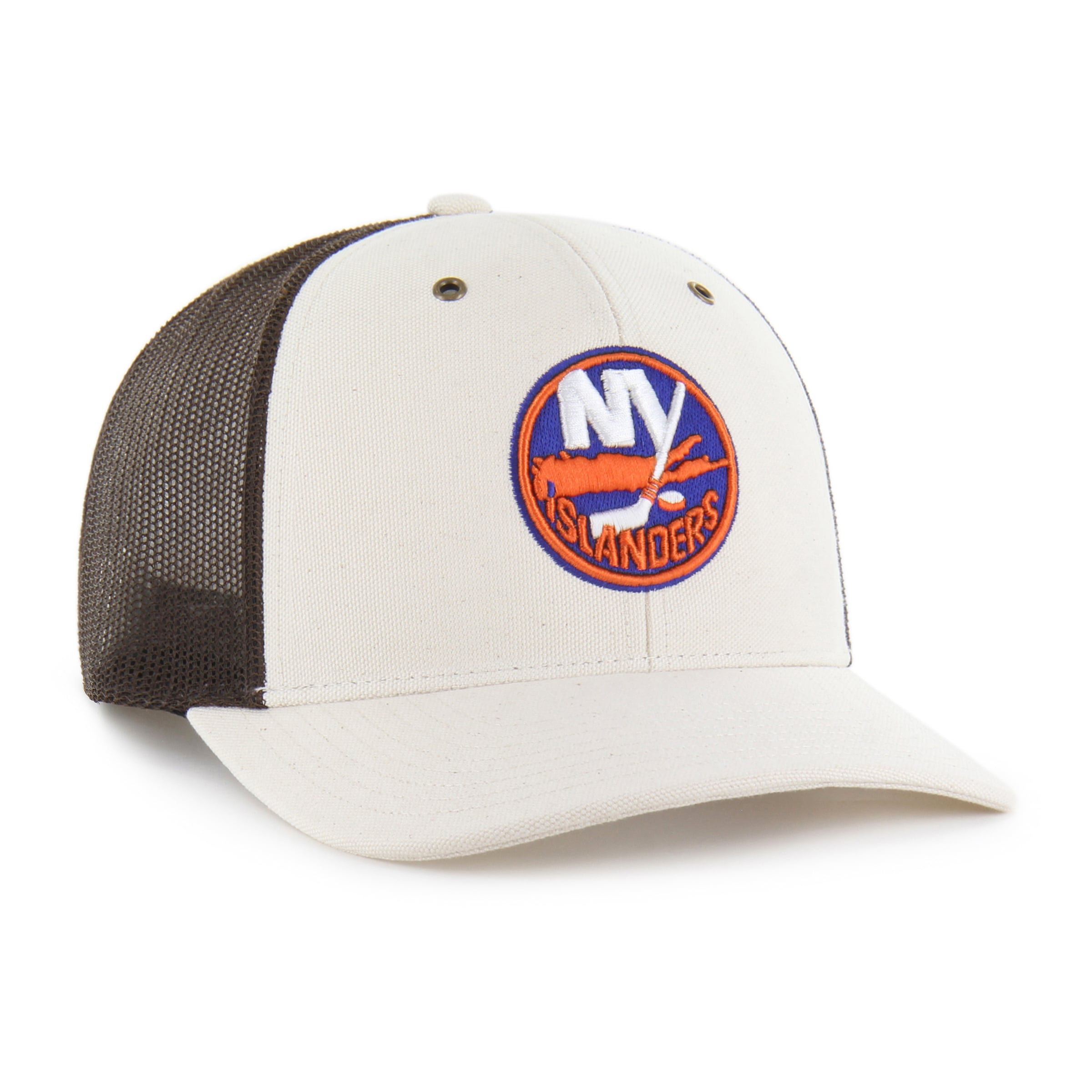 Casquette trucker ajustable '47 x Carhartt crème New York Islanders pour homme