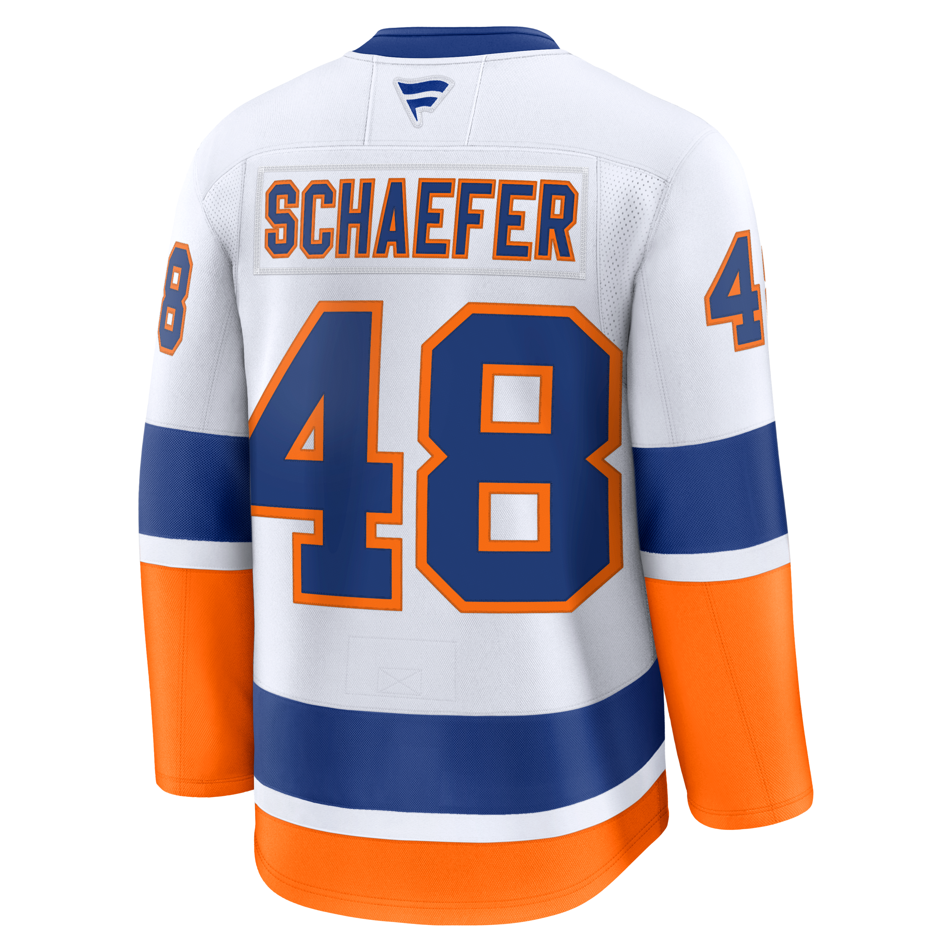 Men's Fanatics Matthew Schaefer White New York Islanders Away Premium Jersey