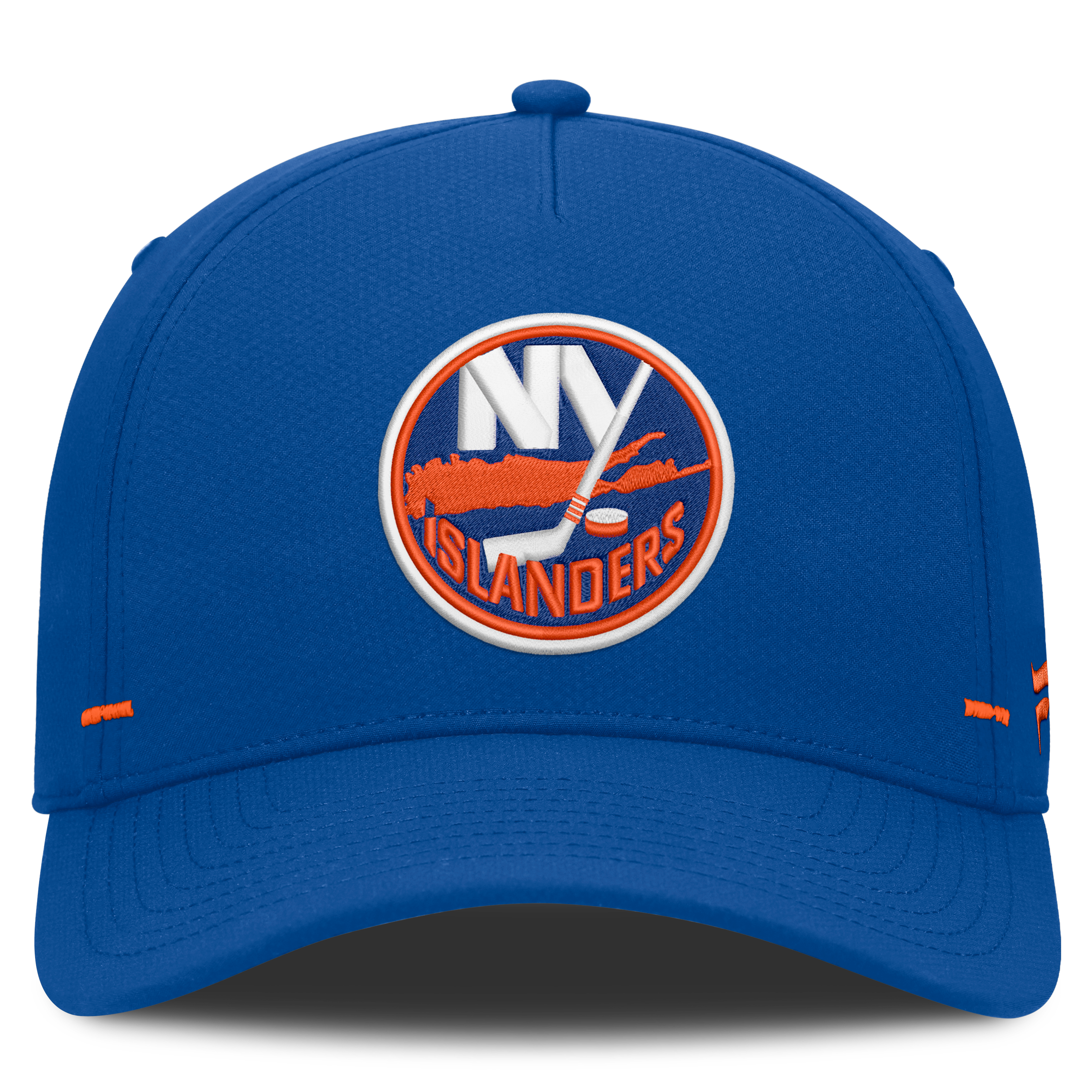 Casquette ajustable Fanatics Royal New York Islanders Authentic Pro Rink Bar Tacks A-Frame pour homme