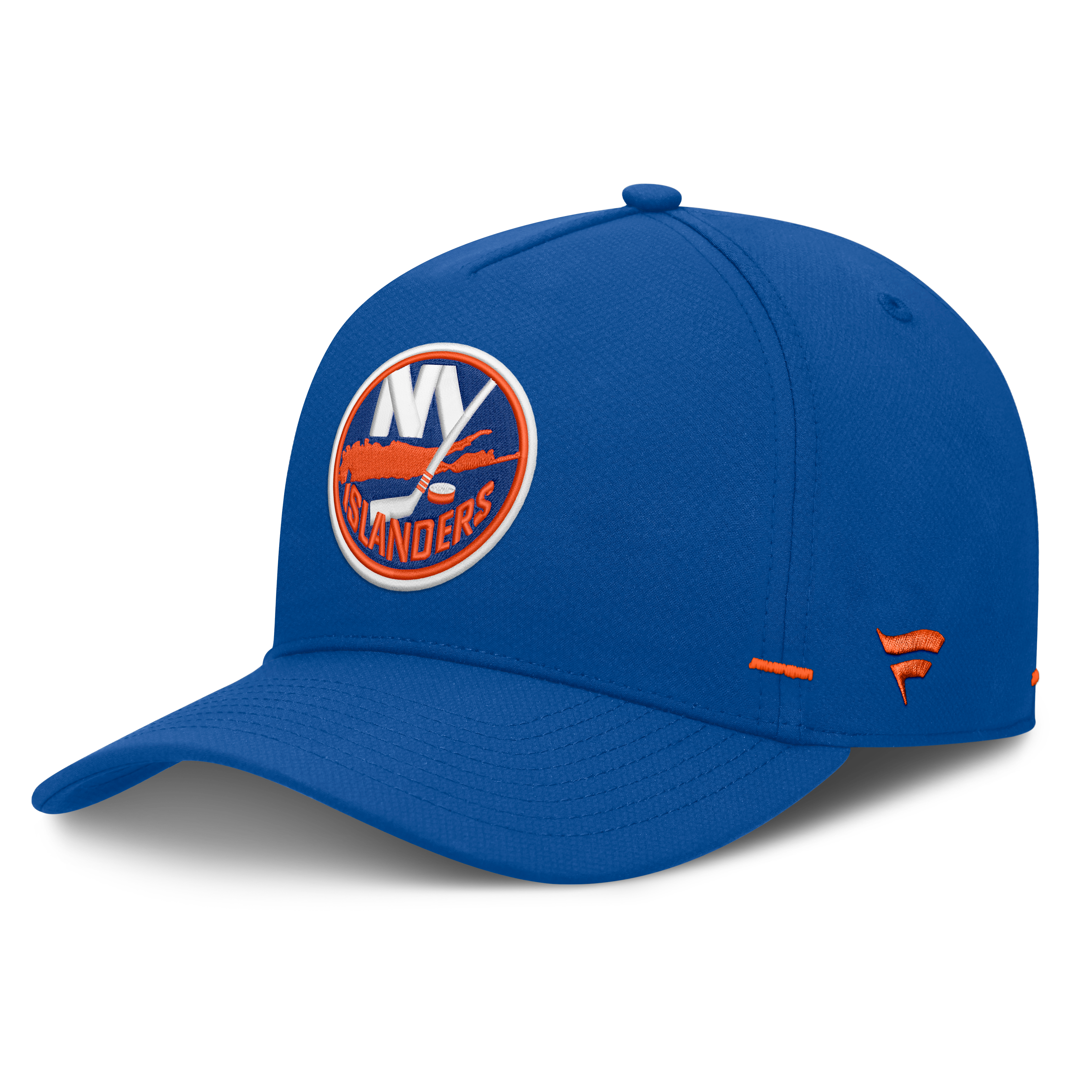 Casquette ajustable Fanatics Royal New York Islanders Authentic Pro Rink Bar Tacks A-Frame pour homme