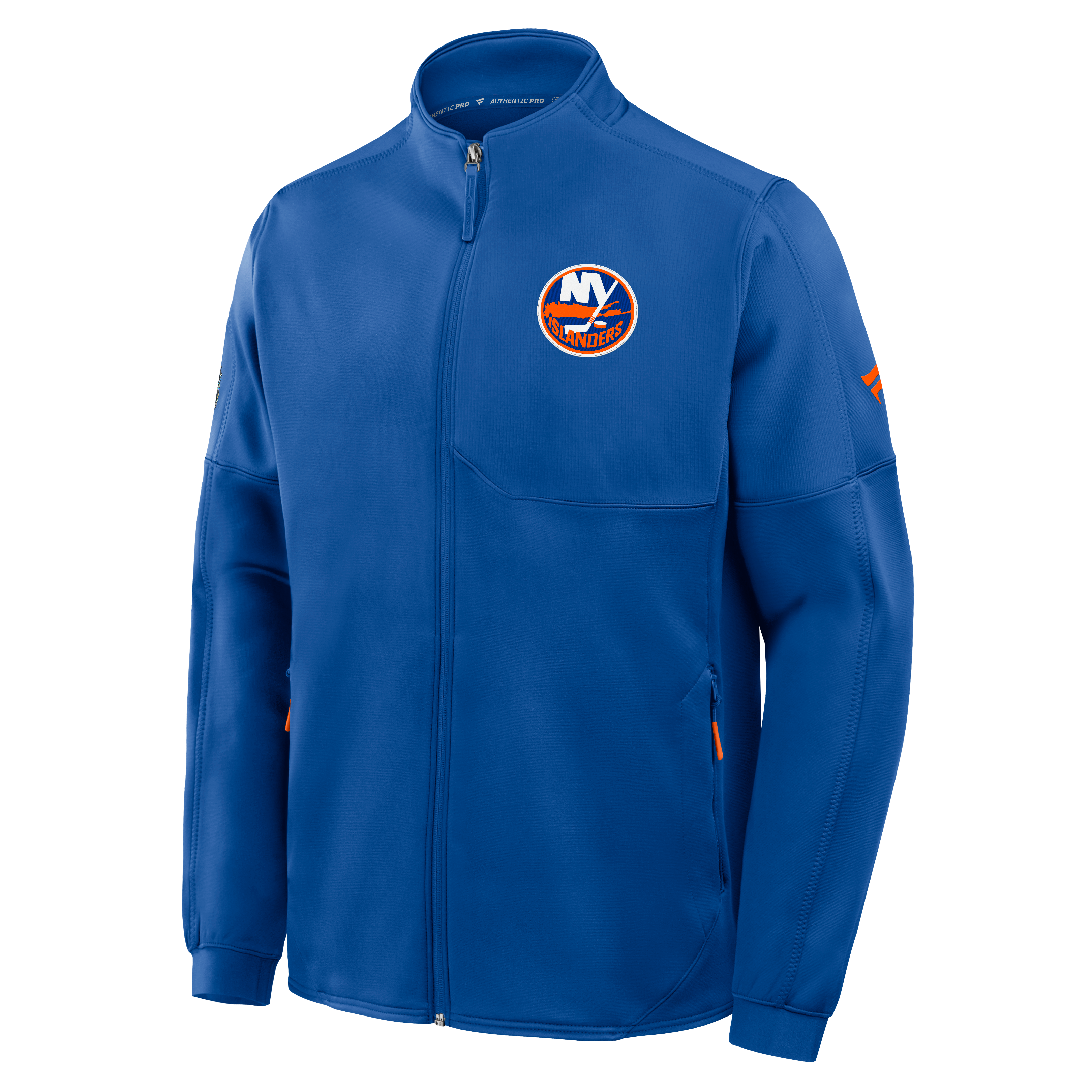 Men's Fanatics Royal New York Islanders Authentic Pro Rink Fleece Full-Zip Jacket