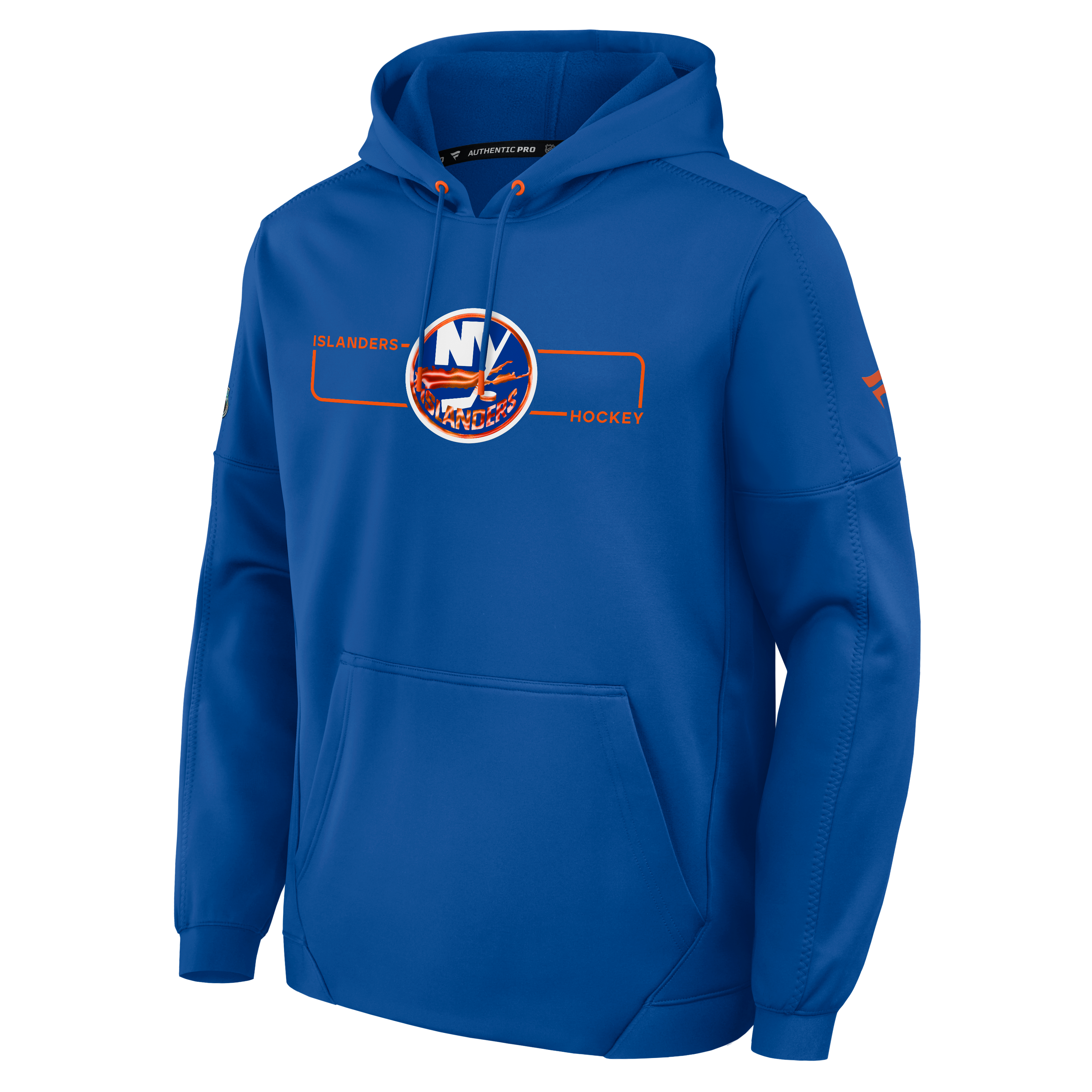 Sweat à capuche polaire authentique Fanatics Royal New York Islanders pour homme