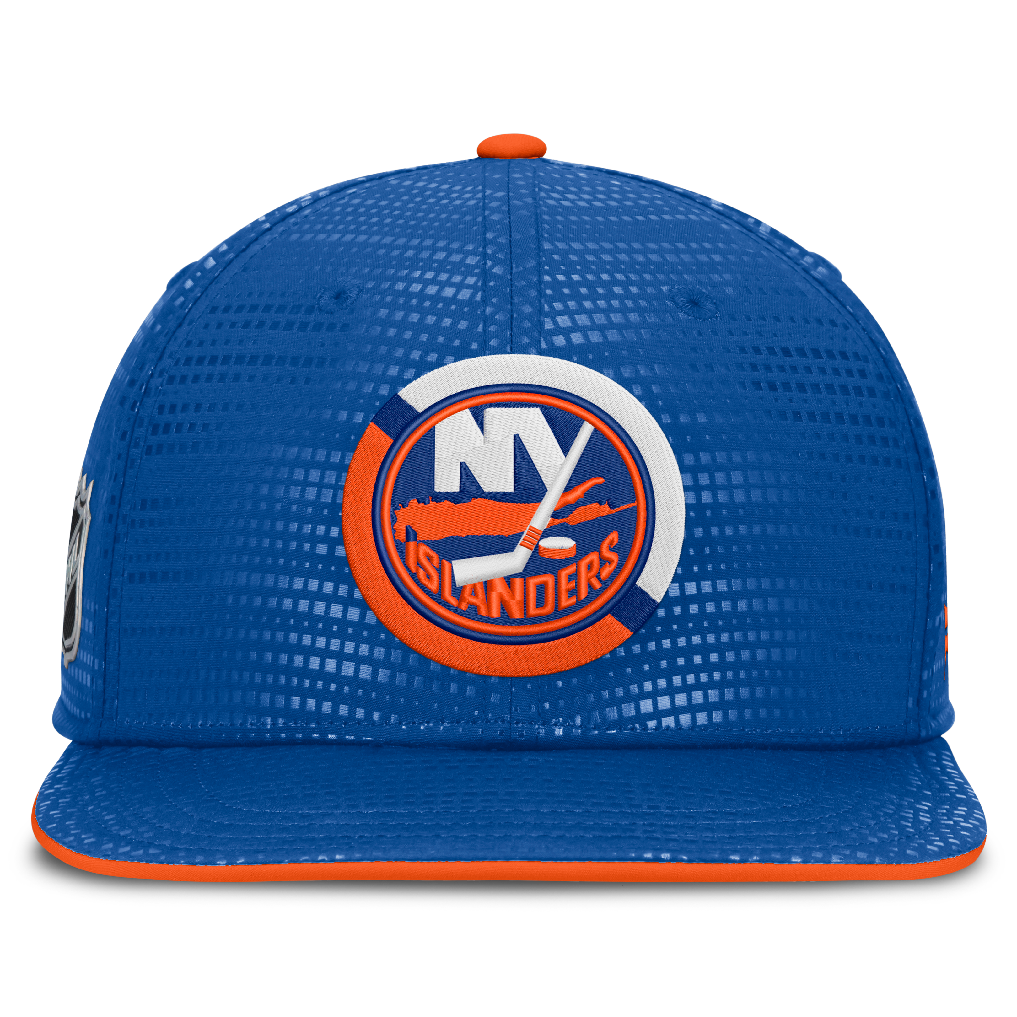 Men's Fanatics Royal New York Islanders Authentic Pro Rink Square Visor Snapback Hat