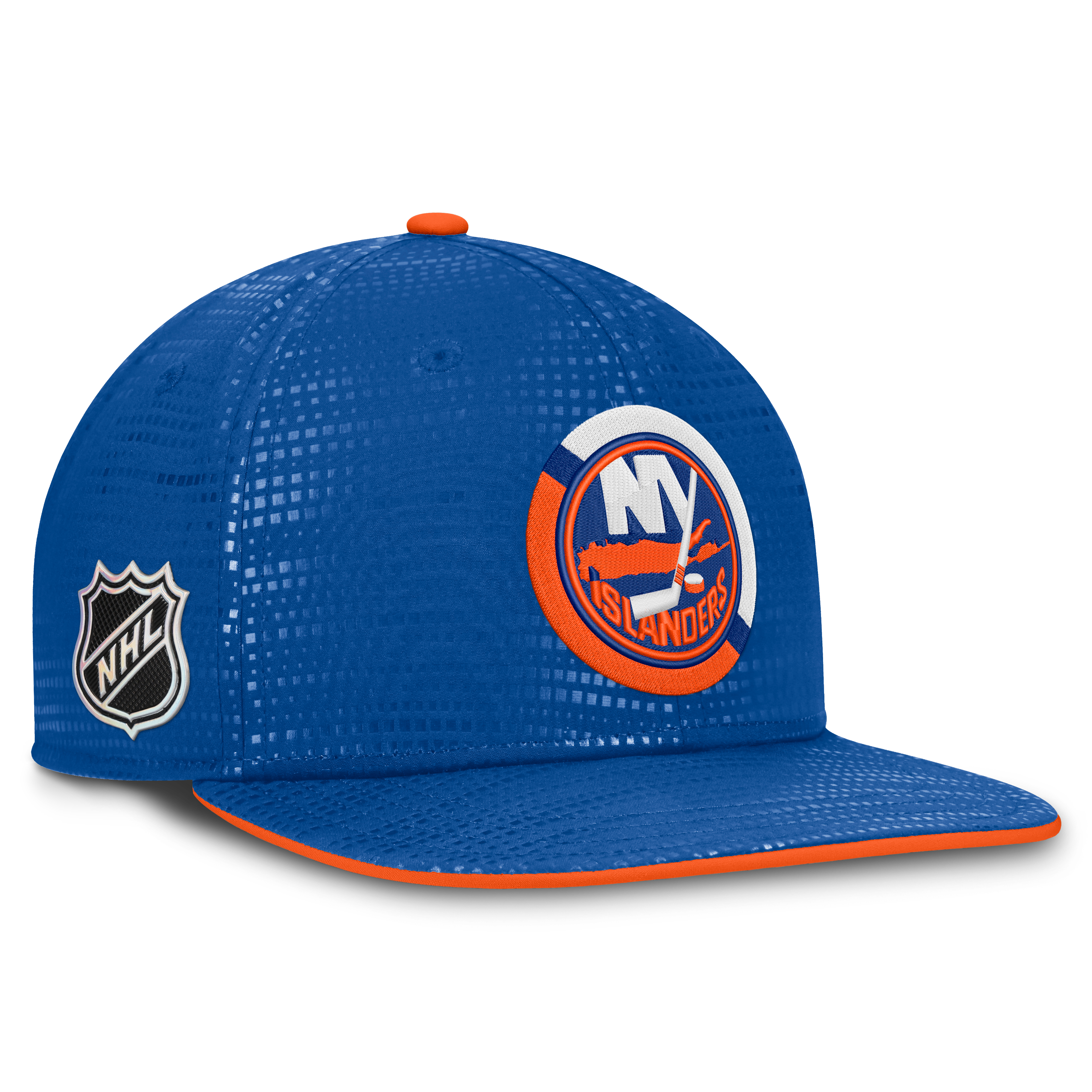 Men's Fanatics Royal New York Islanders Authentic Pro Rink Square Visor Snapback Hat