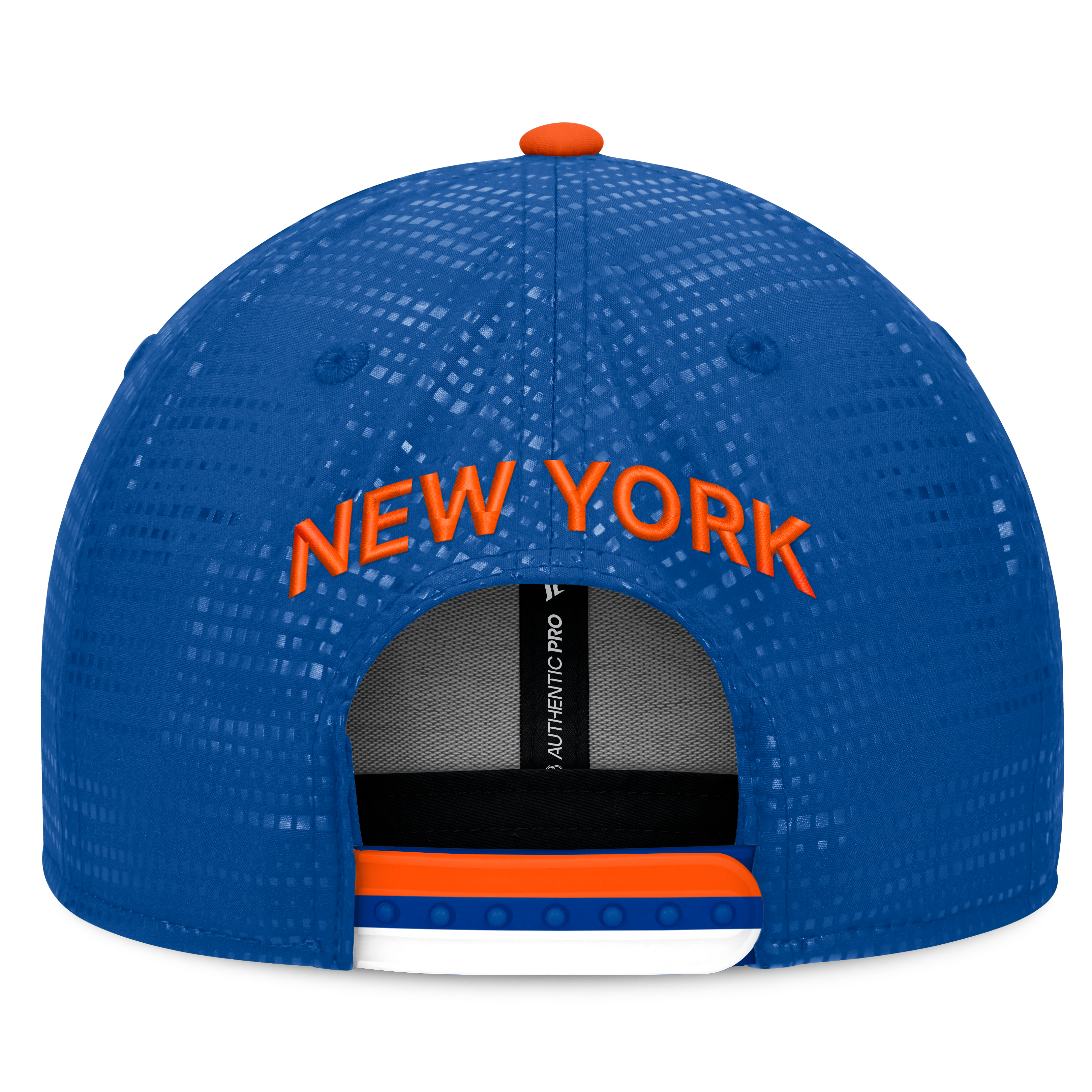 Men's Fanatics Royal New York Islanders Authentic Pro Rink Square Visor Snapback Hat
