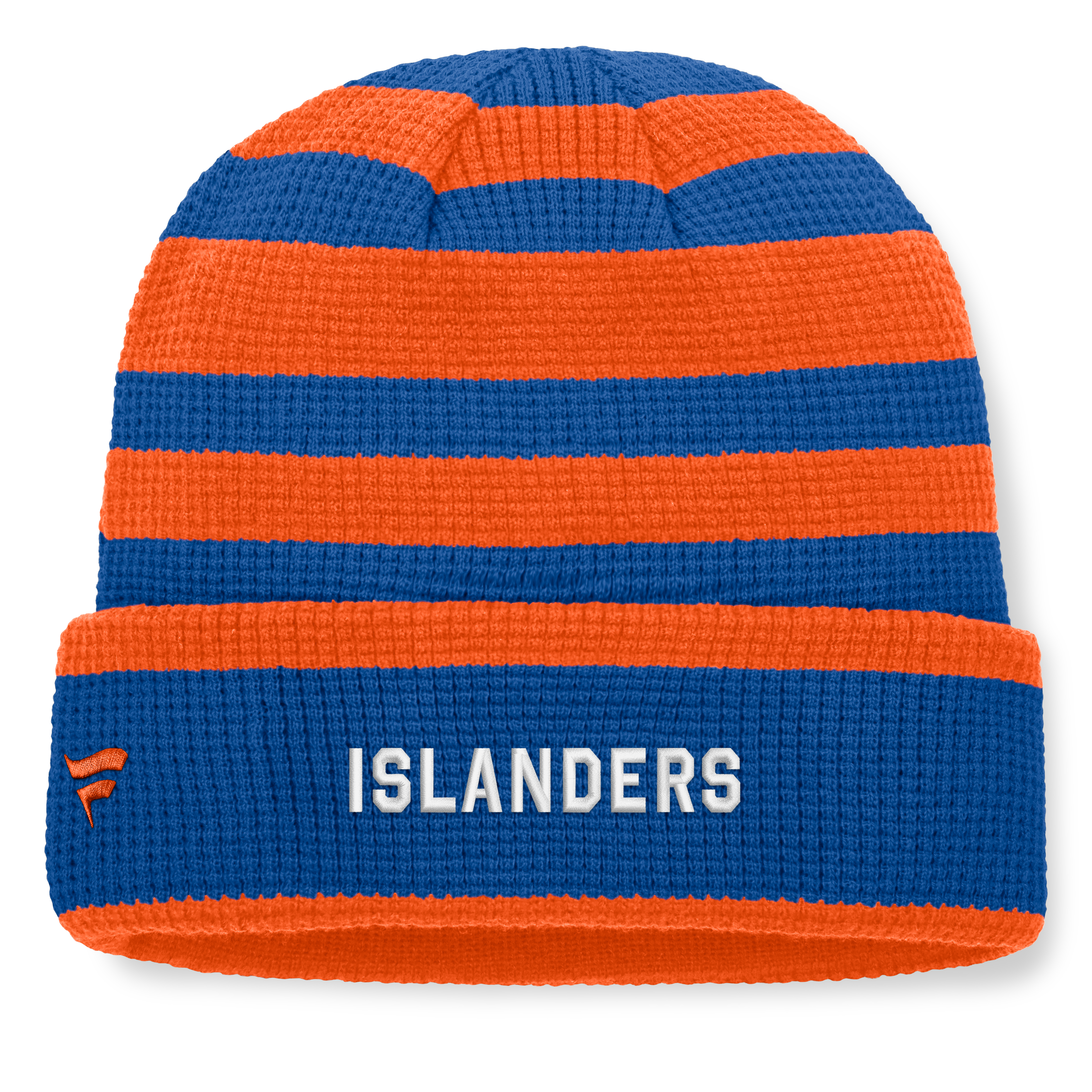 Men's Fanatics Royal/Orange New York Islanders Fundamental Steady Cuffed Knit Hat