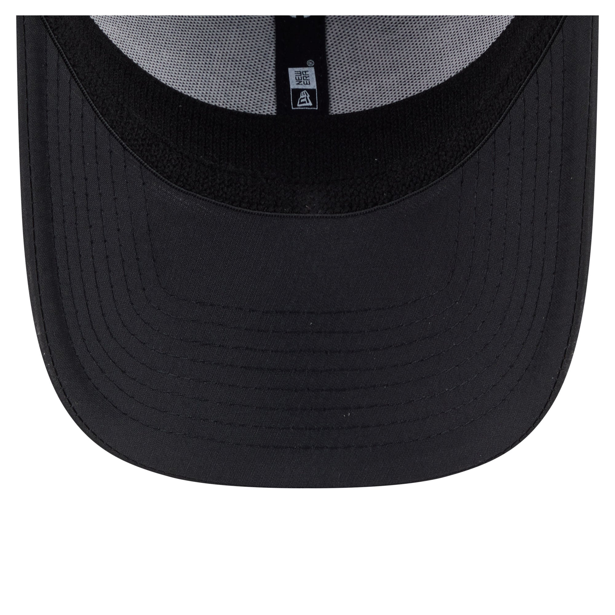 Men's New Era  Black York Islanders Blackout 39THIRTY Stretch Hat