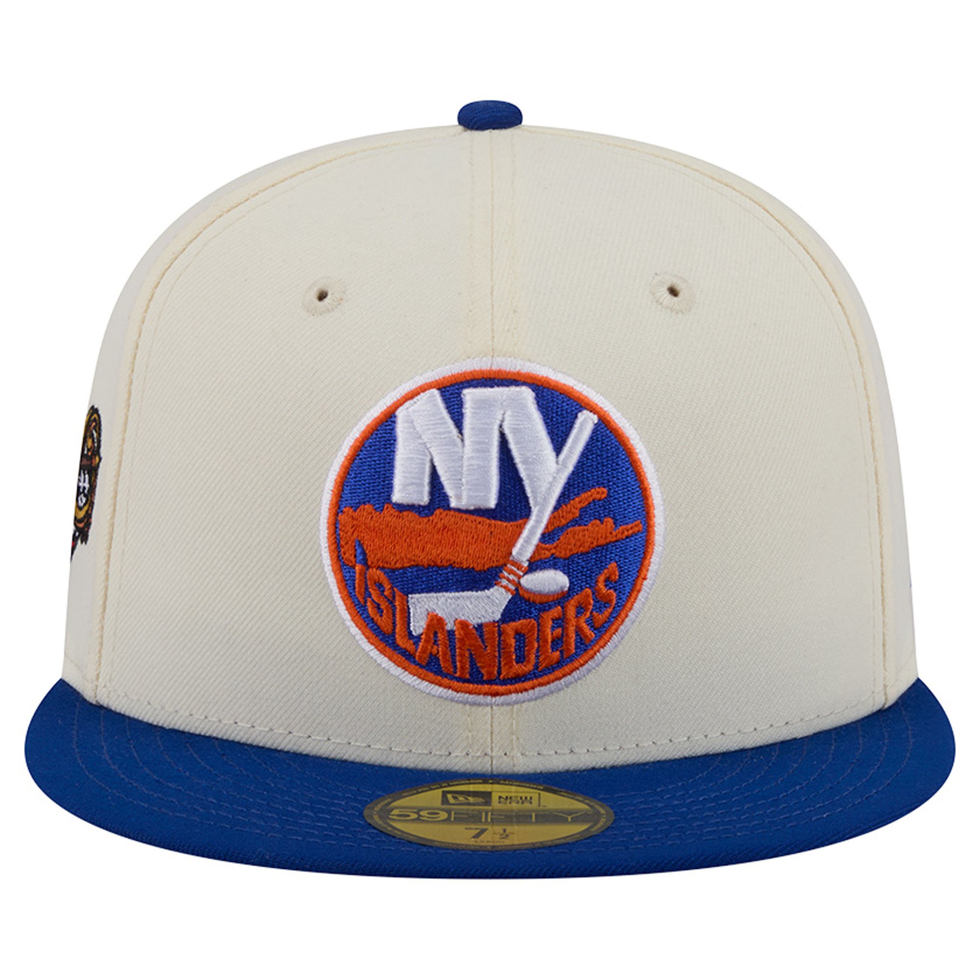 Casquette ajustée New Era crème pour homme York Islanders America's 250th Two-Tone 59FIFTY