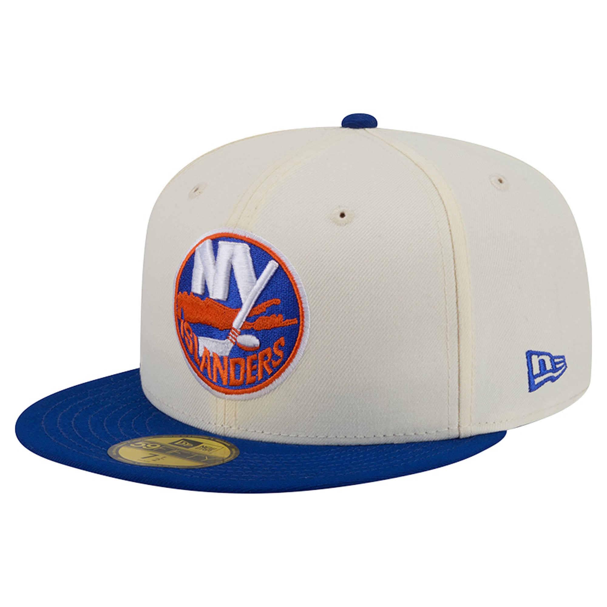 Casquette ajustée New Era crème pour homme York Islanders America's 250th Two-Tone 59FIFTY