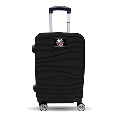 New York Islanders MOJO Black Color Blitz Carry-On Hardcase Spinner Luggage
