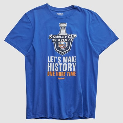 New York Islanders Reebok 2015 T-shirt - Blue - S by Fanatics Real Vintage