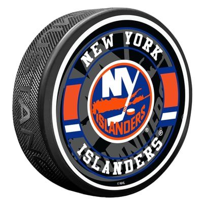 New York Islanders Spotlight Hockey Puck