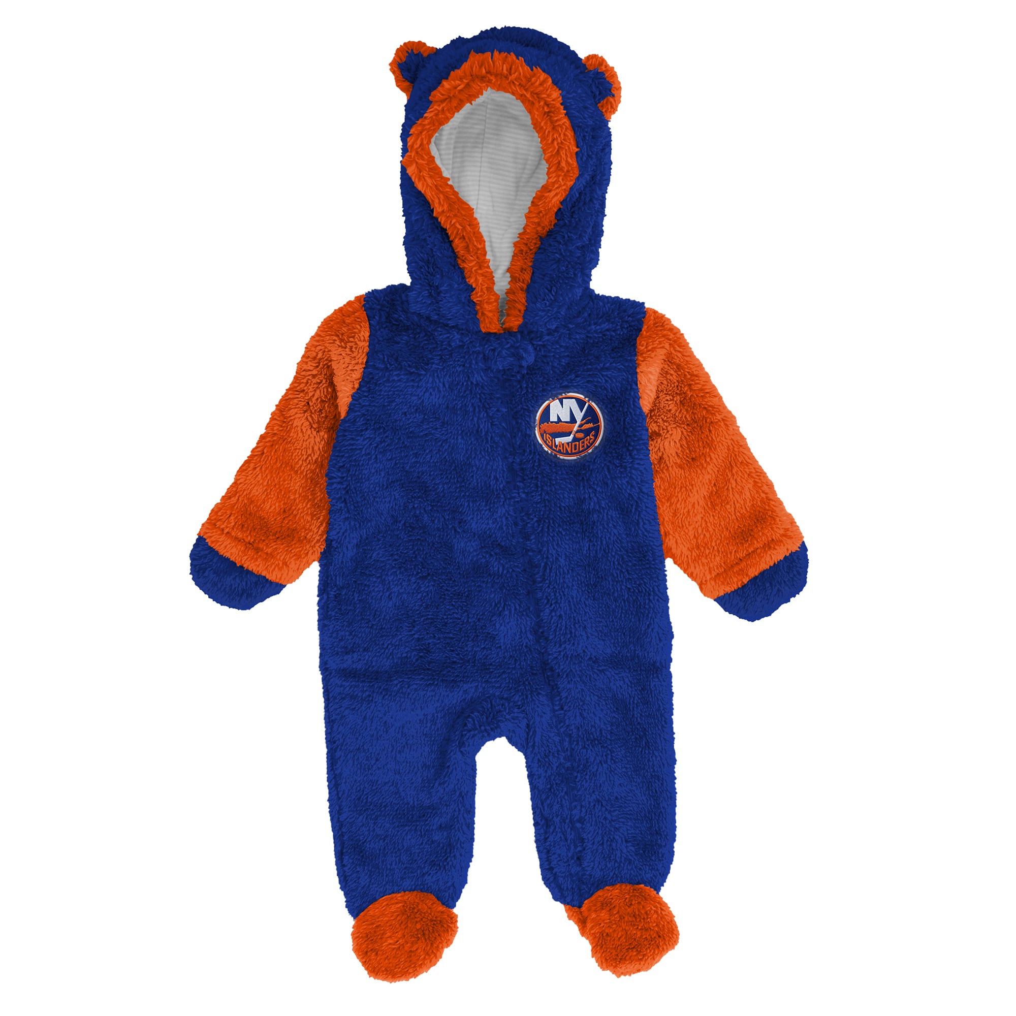 Combinaison polaire zippée intégrale Outerstuff Royal New York Islanders pour nouveau-né et nourrisson
