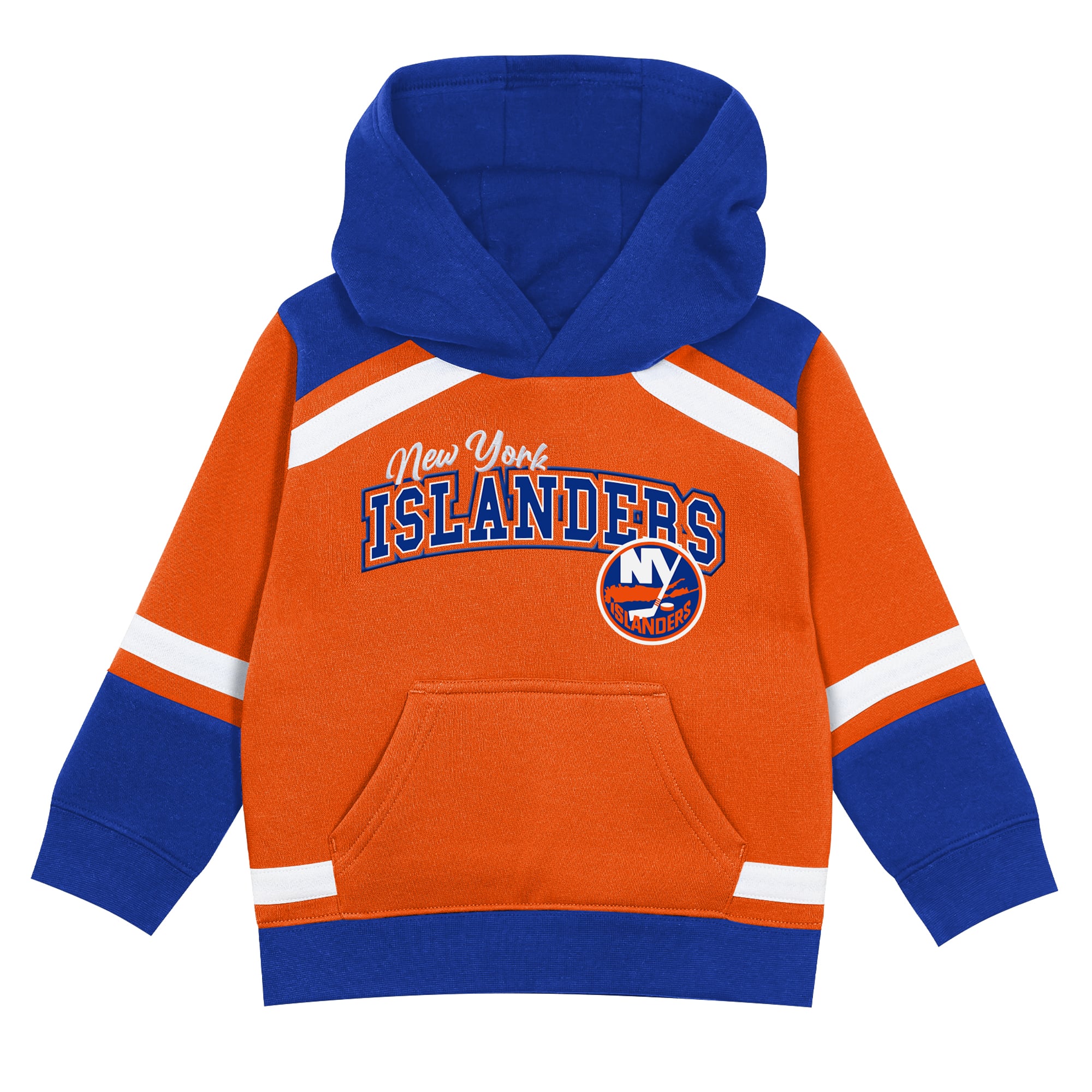 Ensemble sweat à capuche et pantalon Ice Explorer orange/bleu des Islanders de New York pour tout-petits